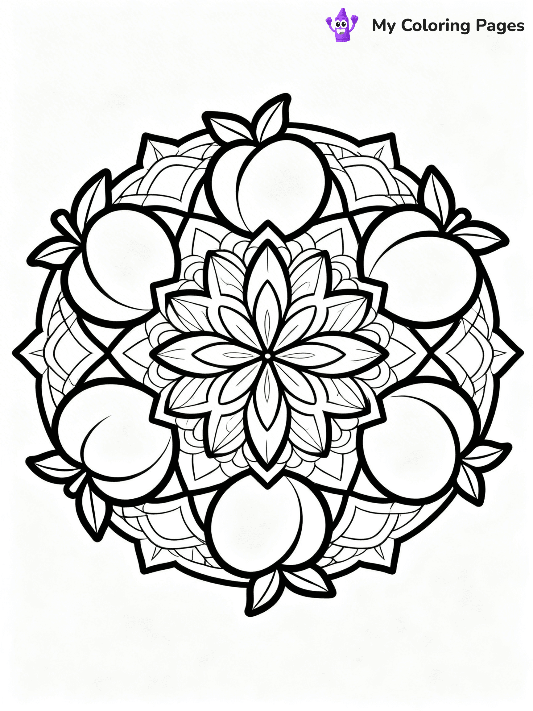 Peaches Coloring Pages - 58