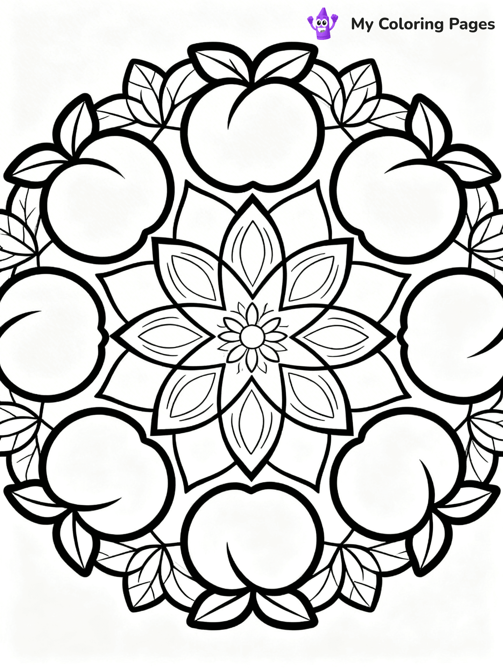 Peaches Coloring Pages - 57