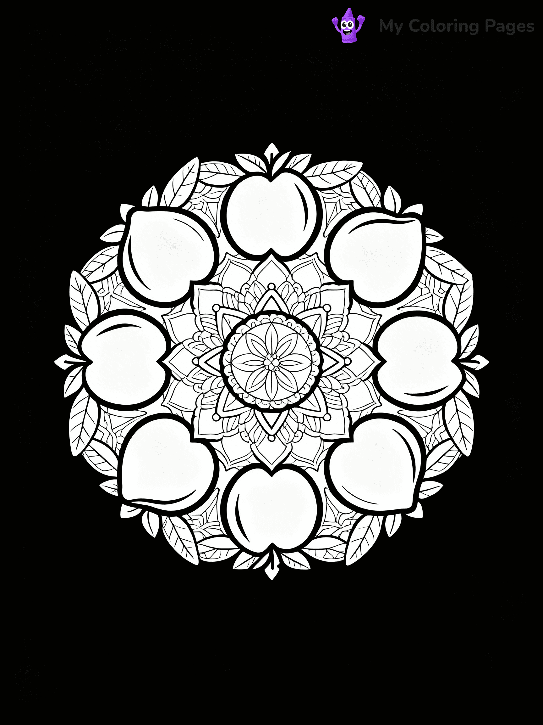 Peaches Coloring Pages - 56