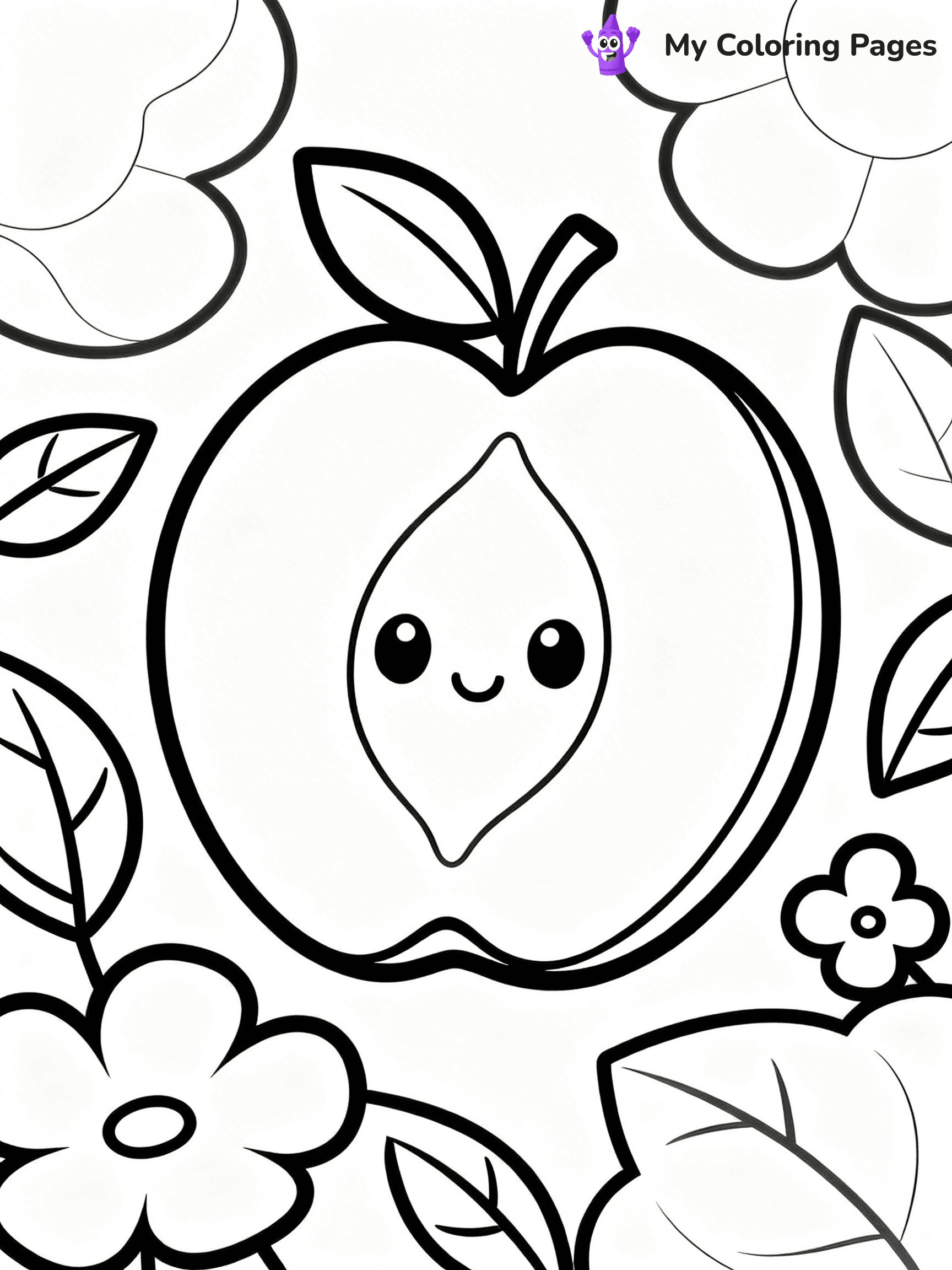 Peaches Coloring Pages - 41