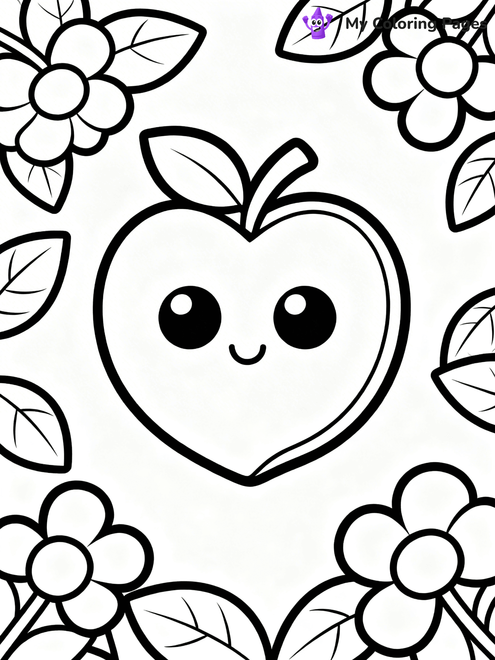 Peaches Coloring Pages - 40
