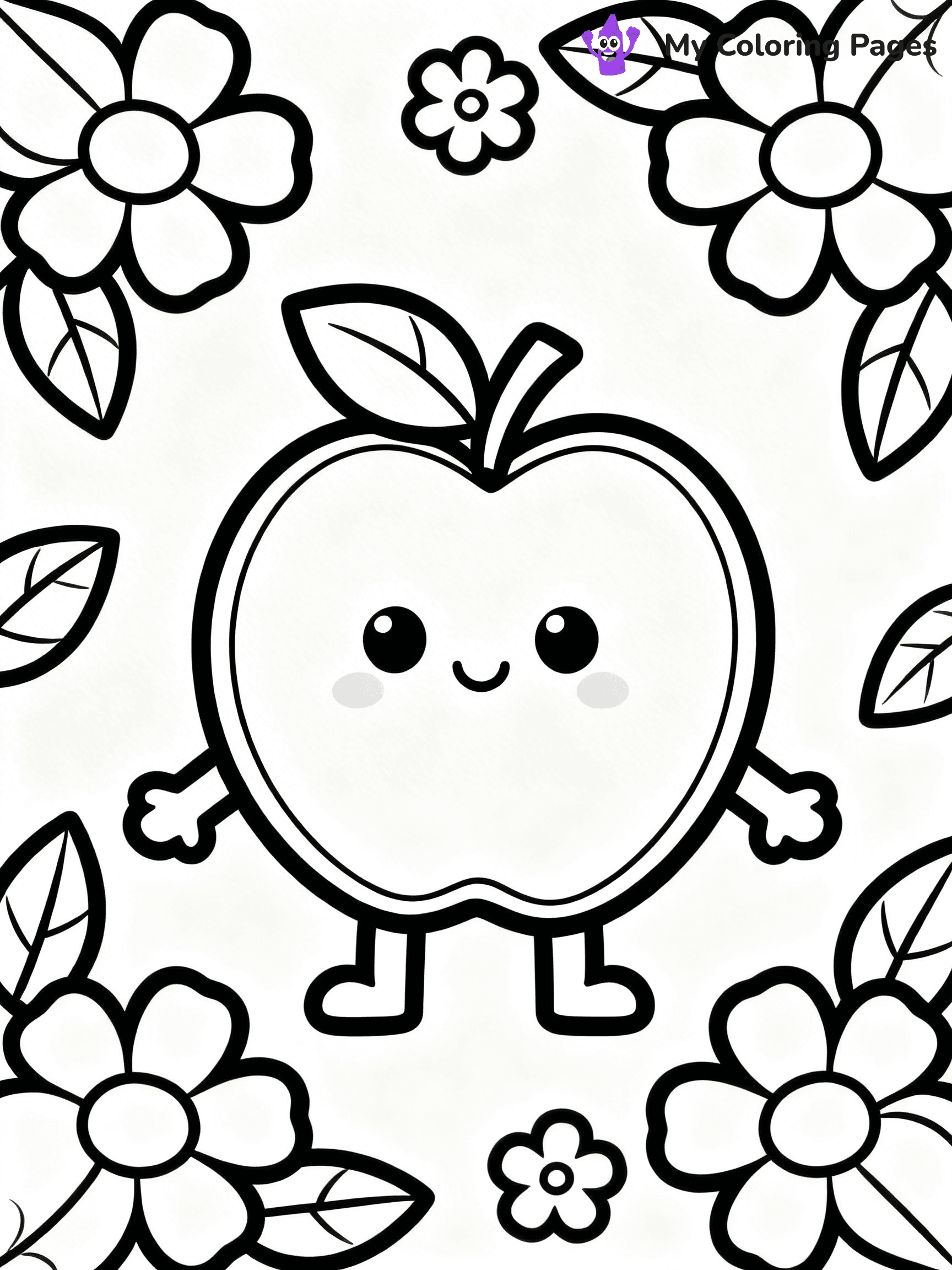 Peaches Coloring Pages - 35