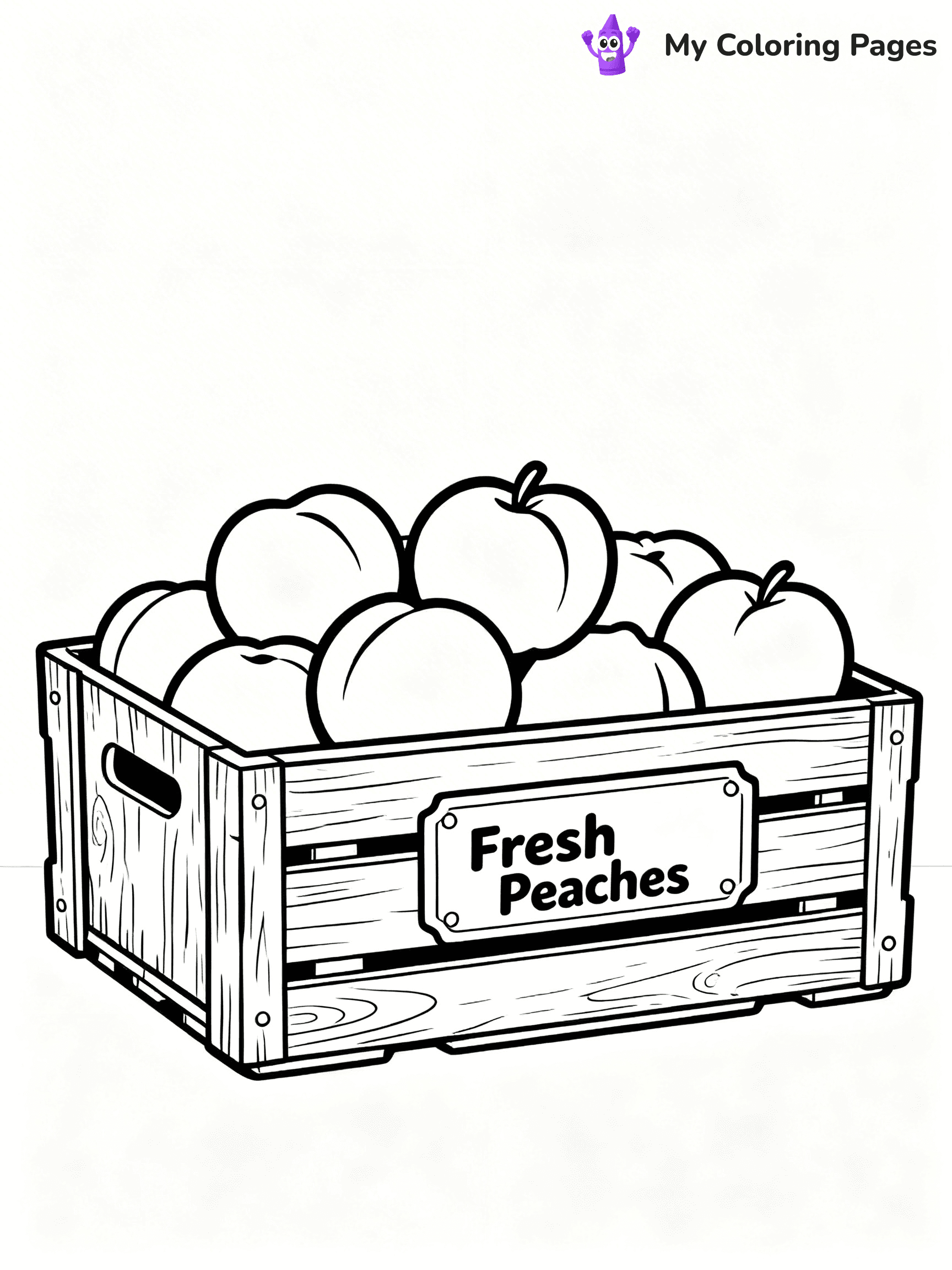 Peaches Coloring Pages - 33