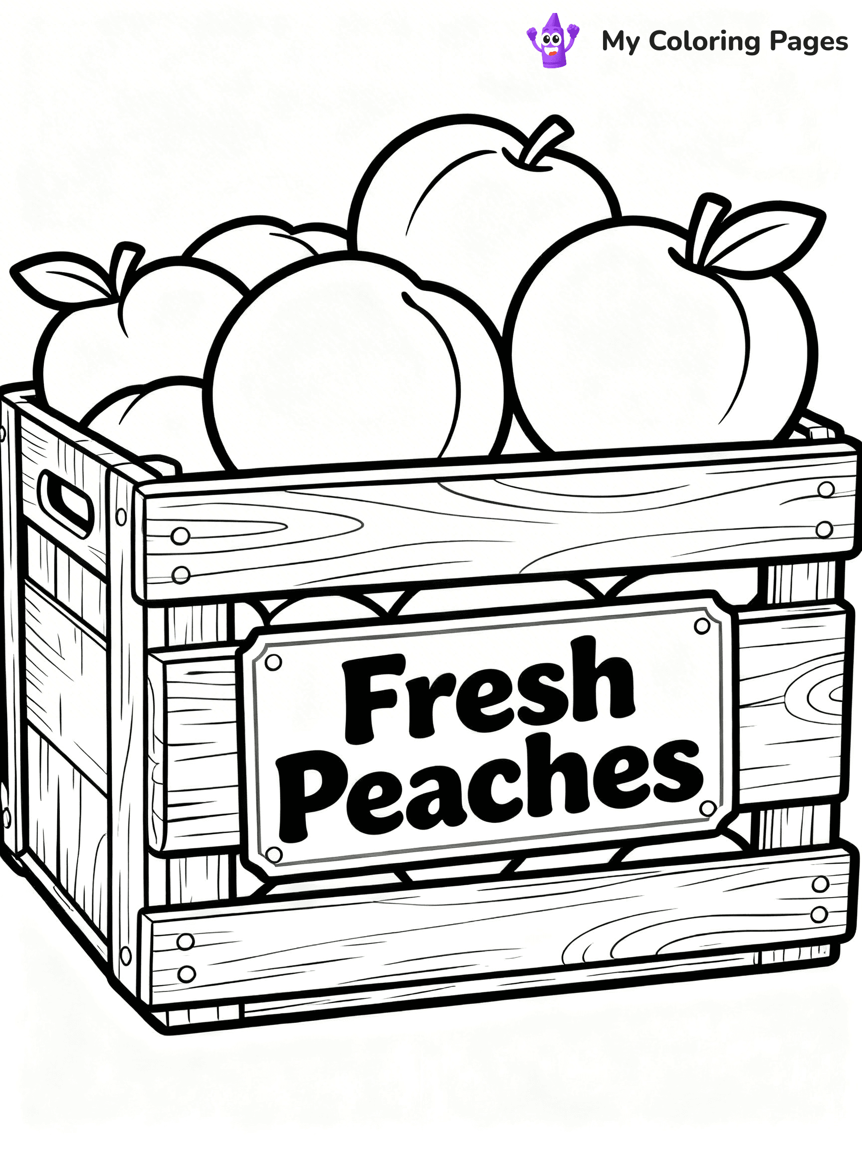 Peaches Coloring Pages - 32