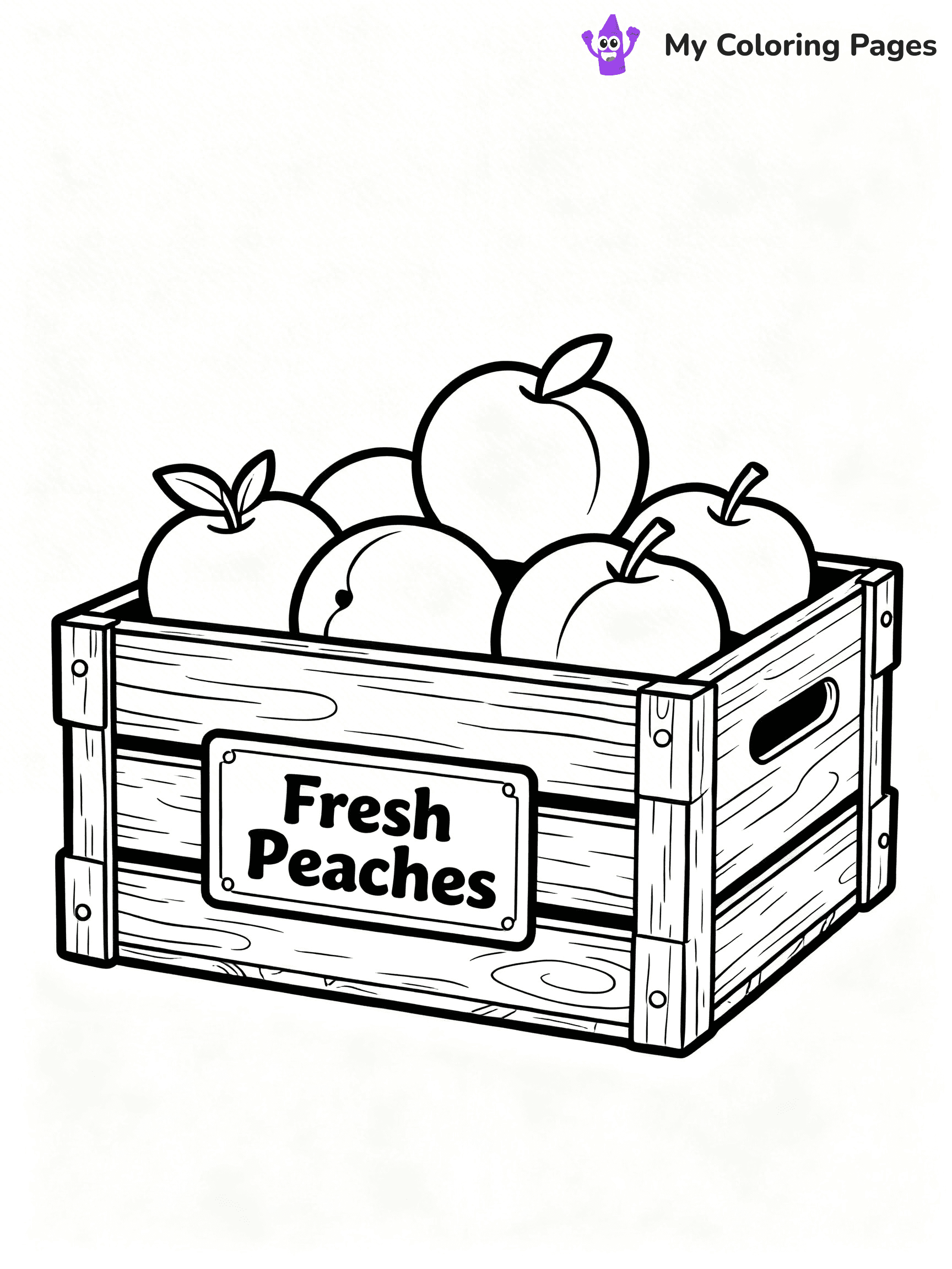 Peaches Coloring Pages - 31