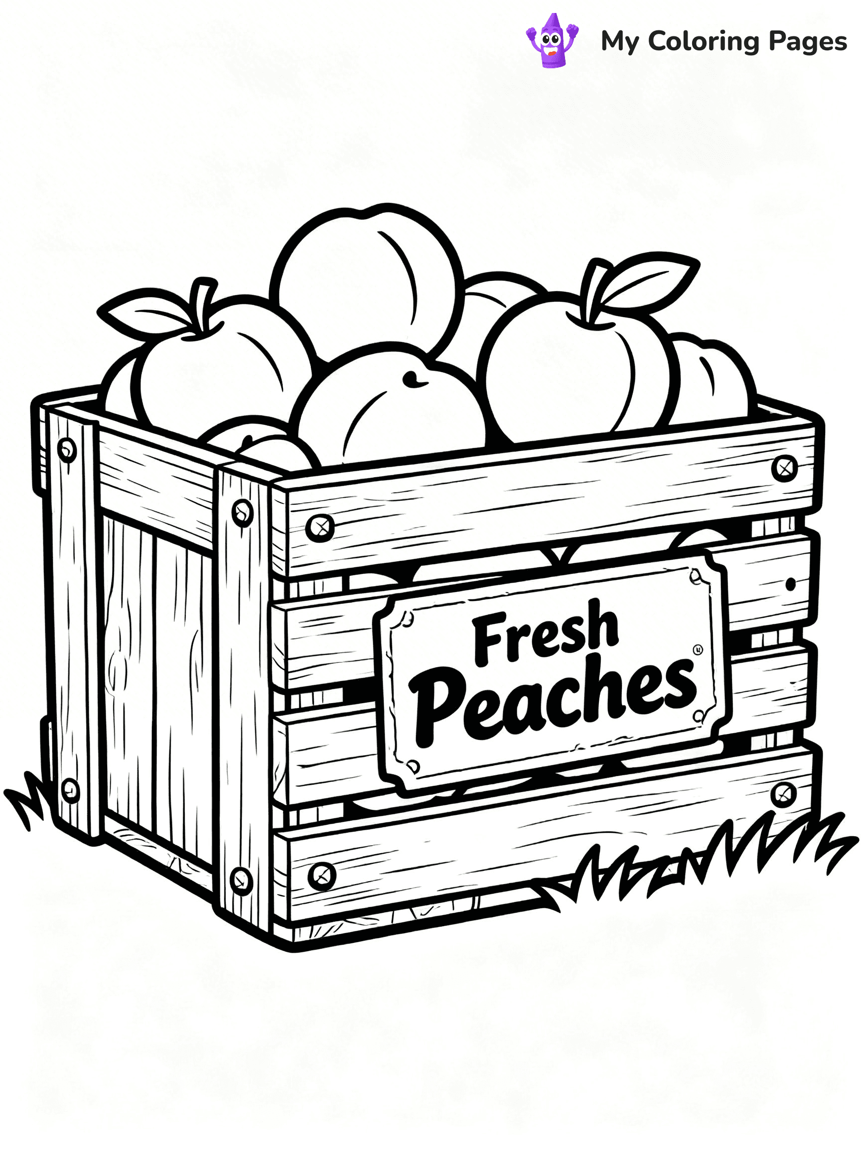 Peaches Coloring Pages - 29