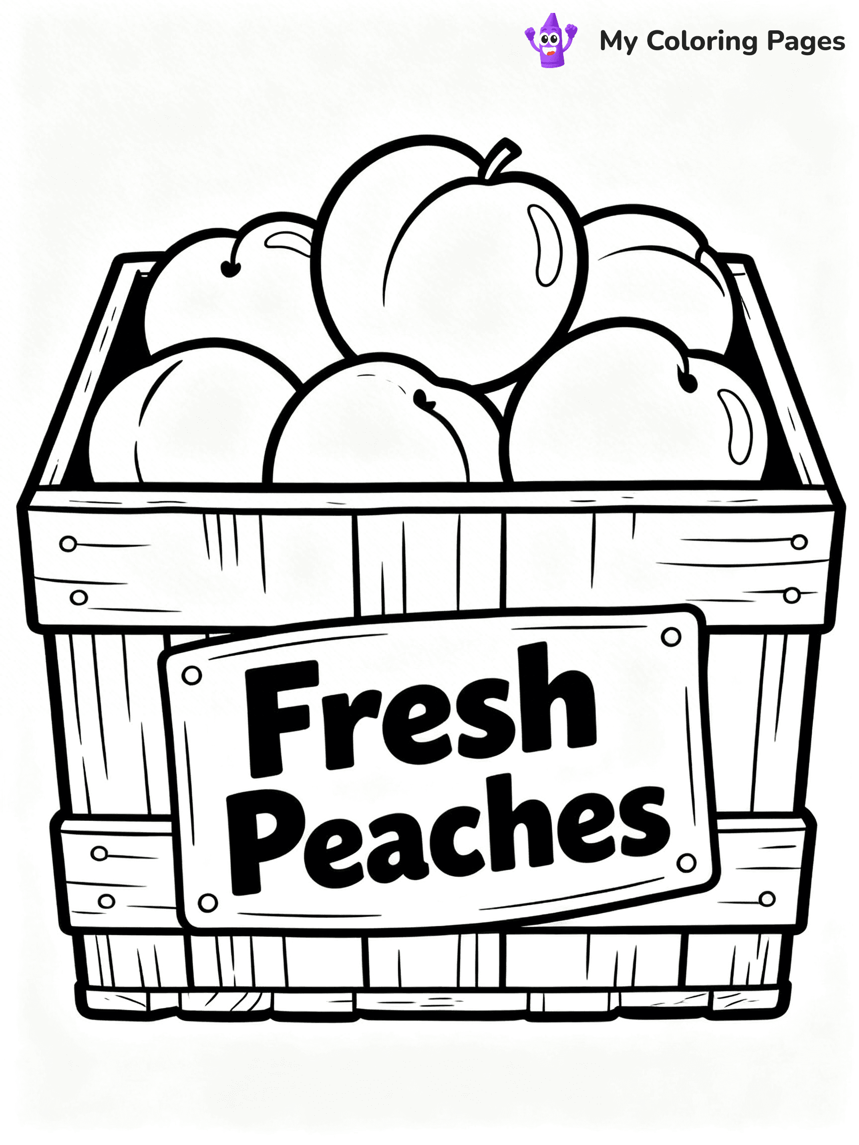 Peaches Coloring Pages - 28