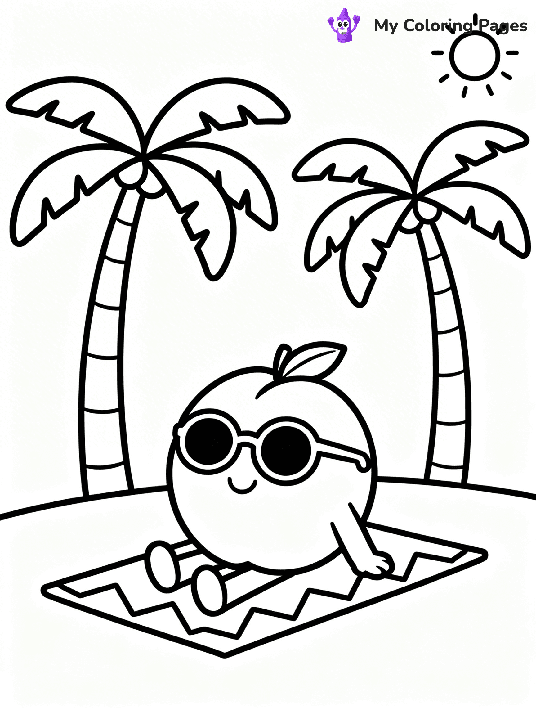 Peaches Coloring Pages - 24