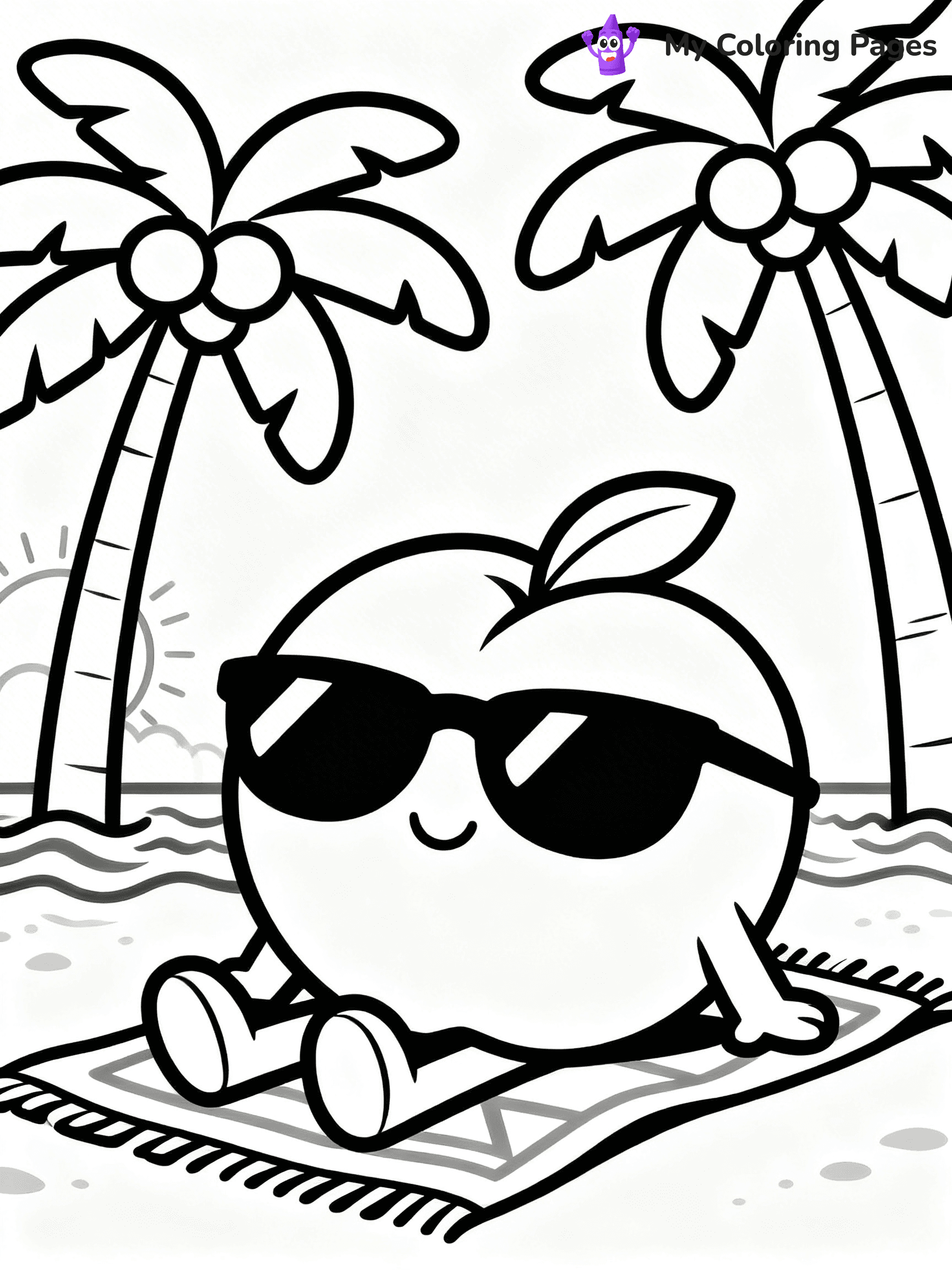 Peaches Coloring Pages - 23