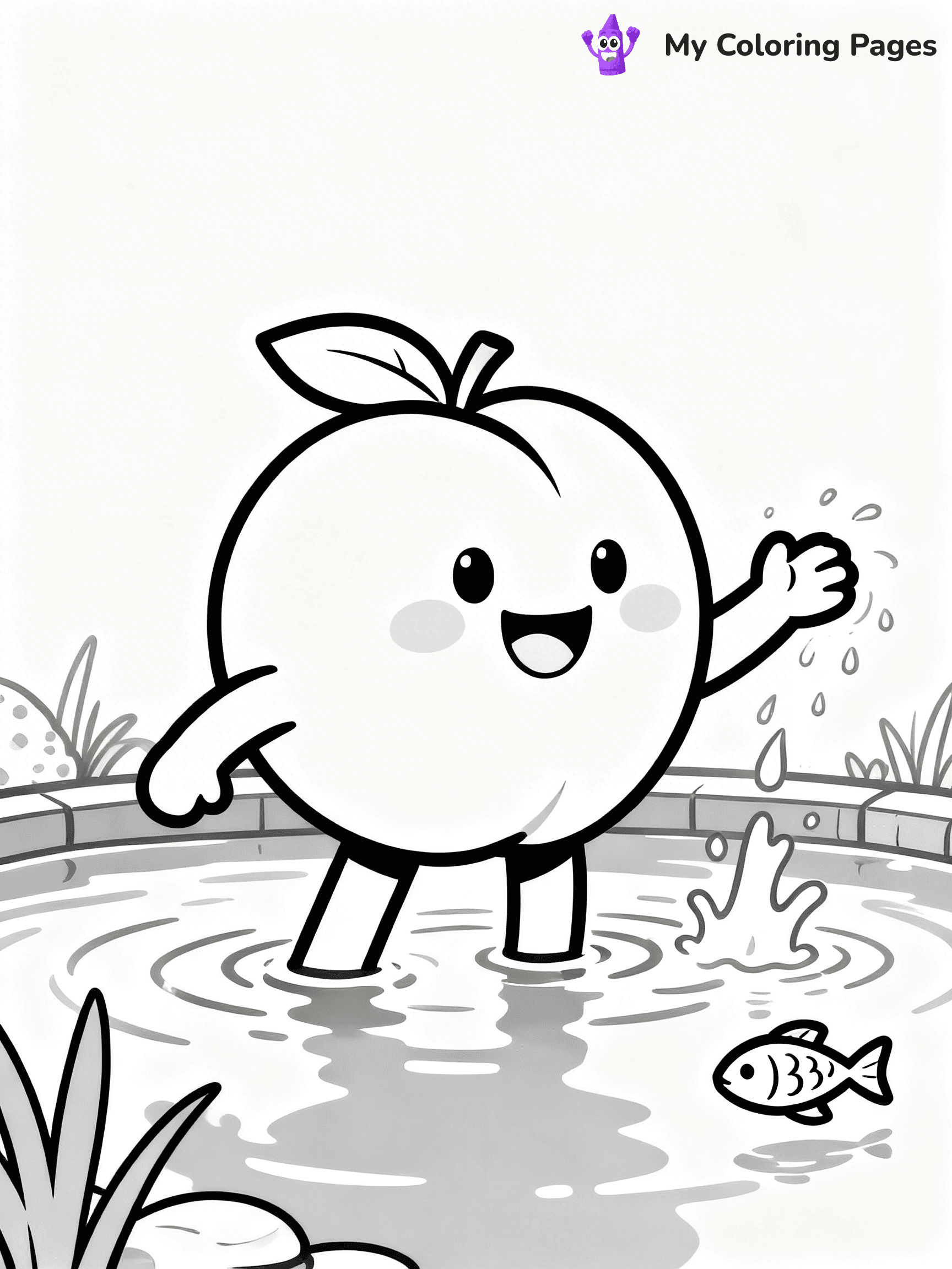 Peaches Coloring Pages - 14