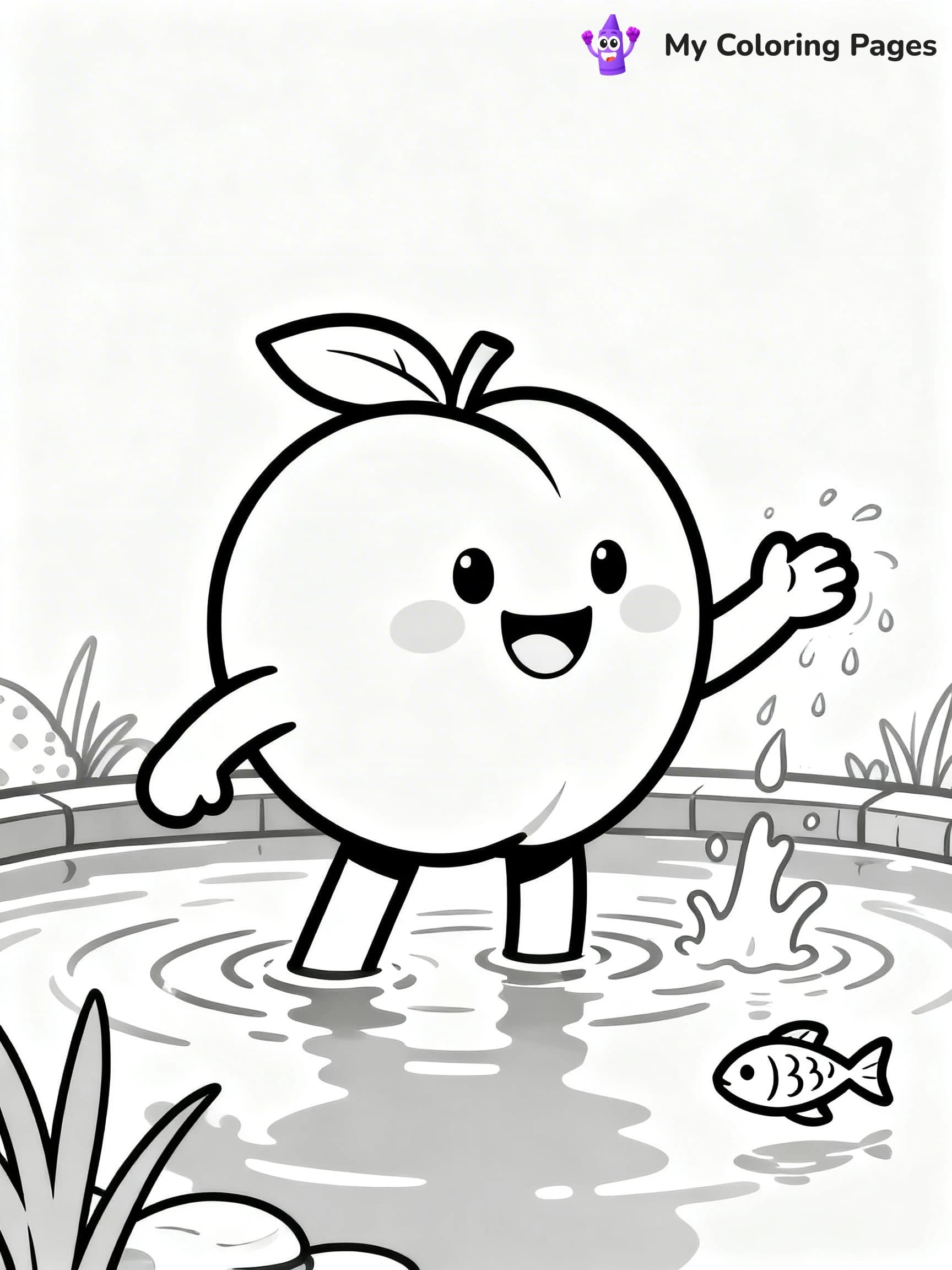 Peaches Coloring Pages - 14
