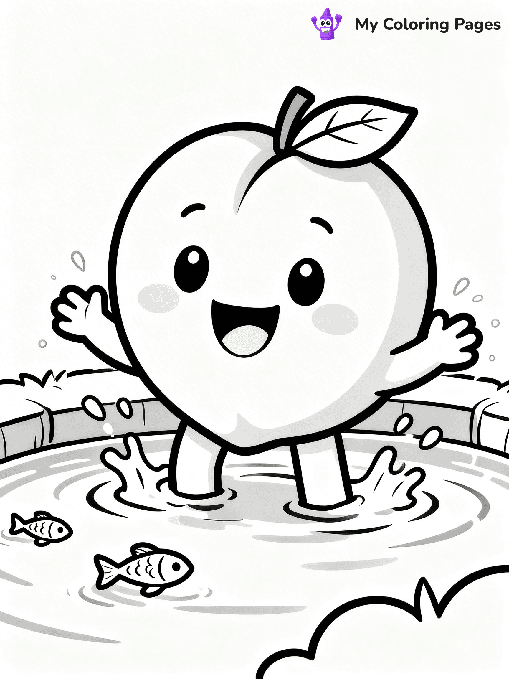 Peaches Coloring Pages - 13