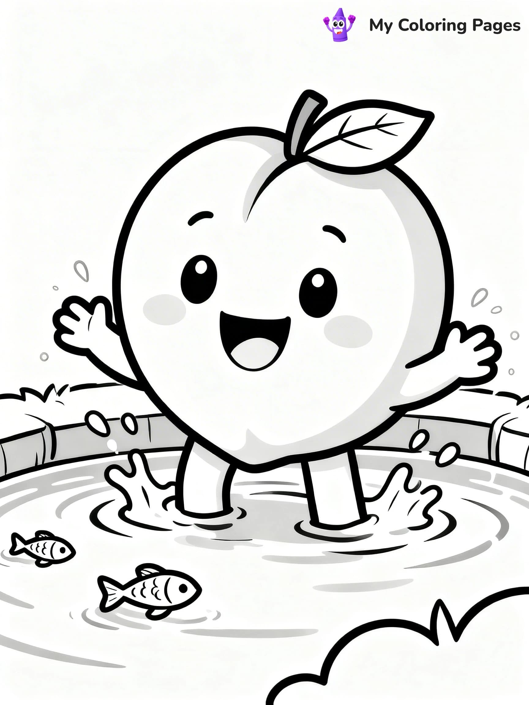 Peaches Coloring Pages - 13