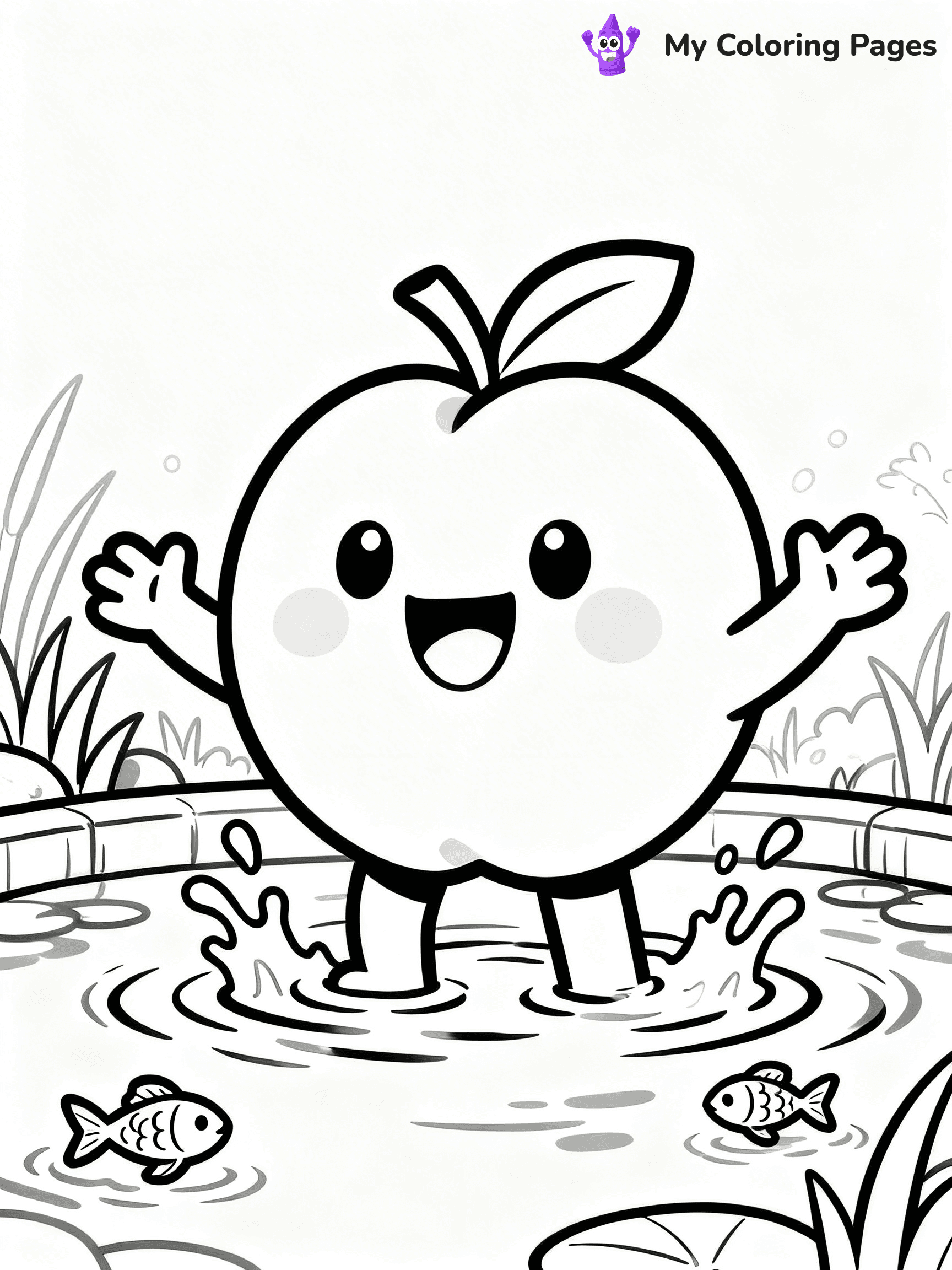 Peaches Coloring Pages - 11