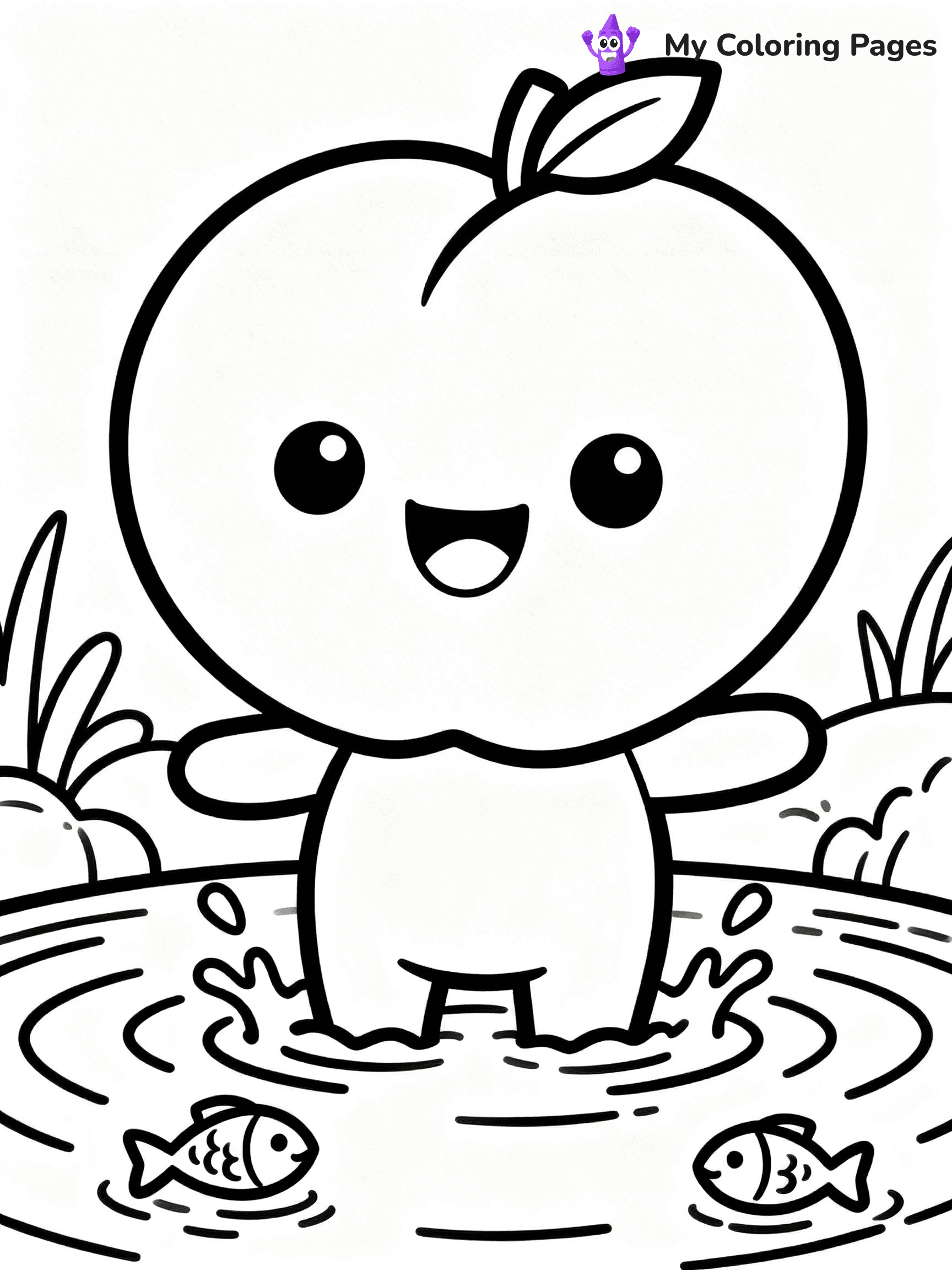 Peaches Coloring Pages - 10