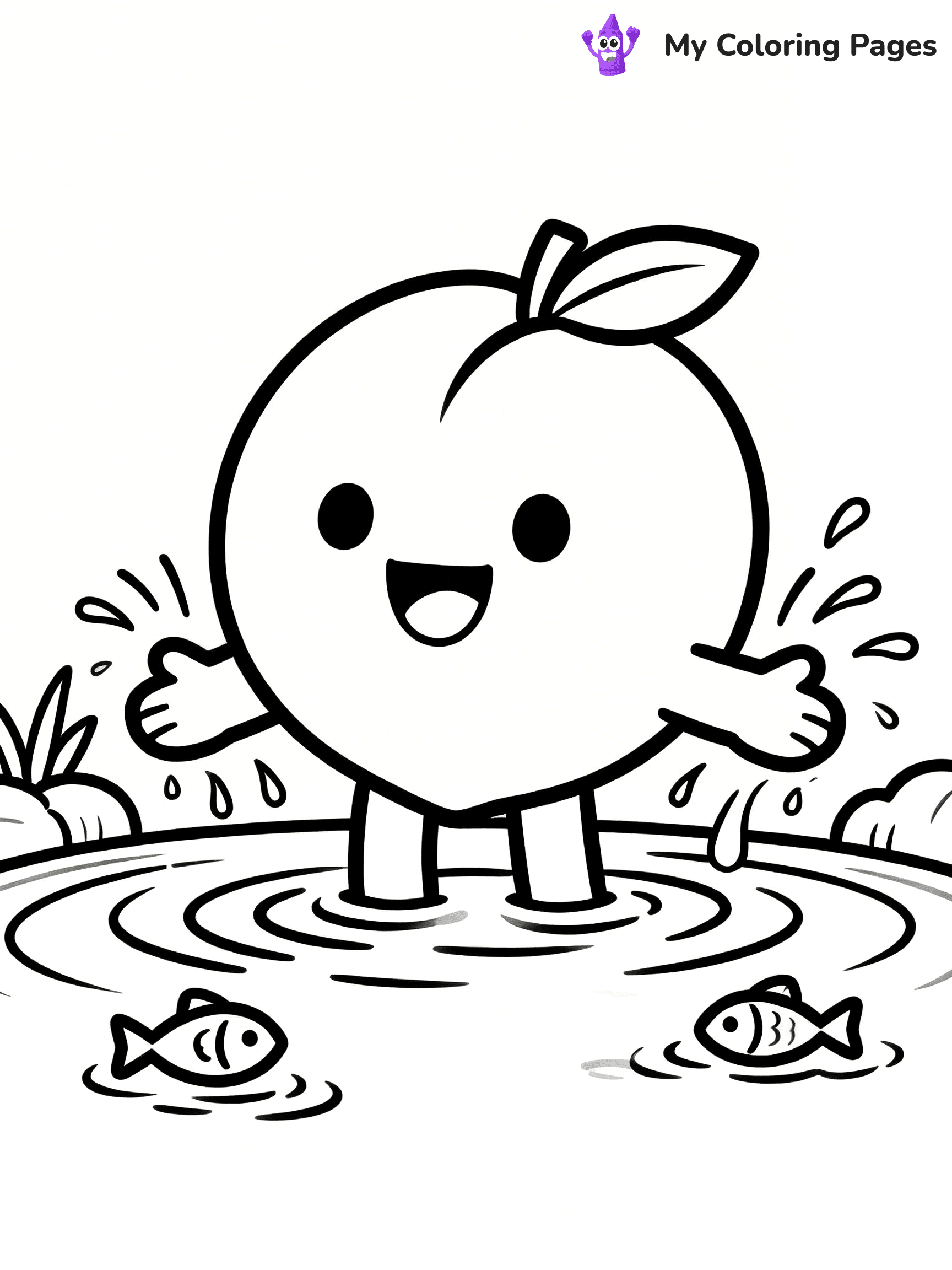 Peaches Coloring Pages - 9