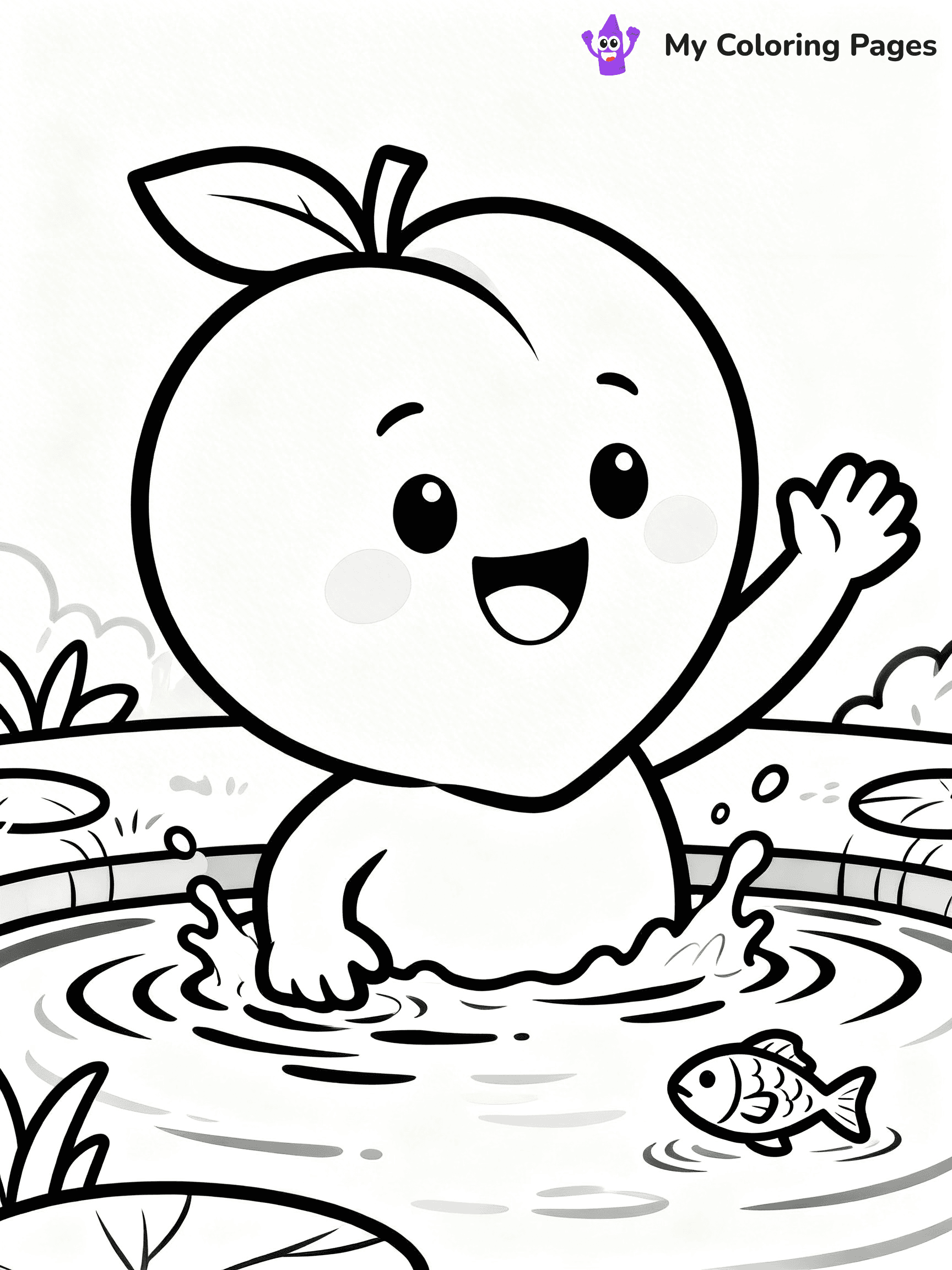 Peaches Coloring Pages - 8