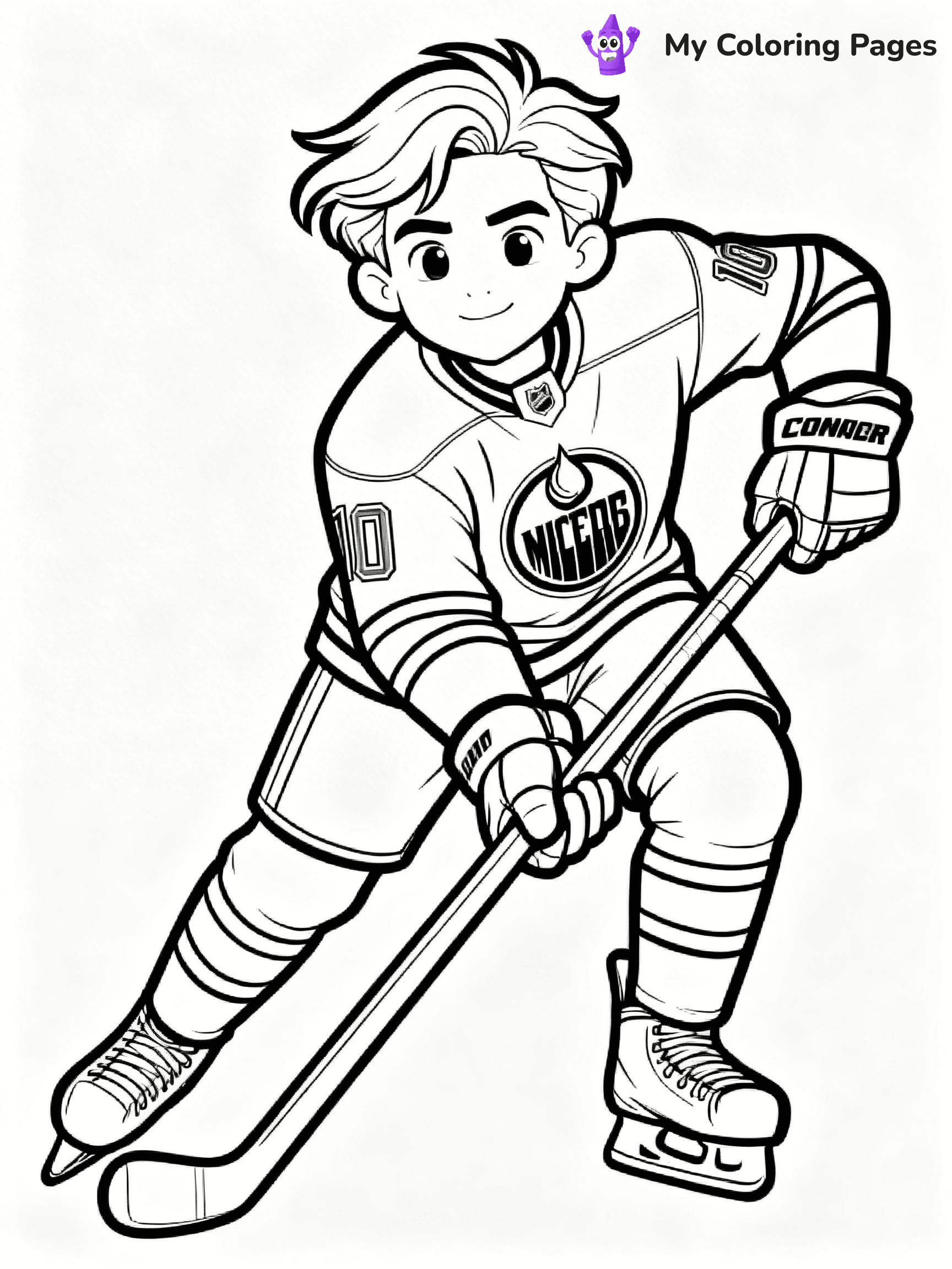 Connor McDavid Coloring Pages - 11