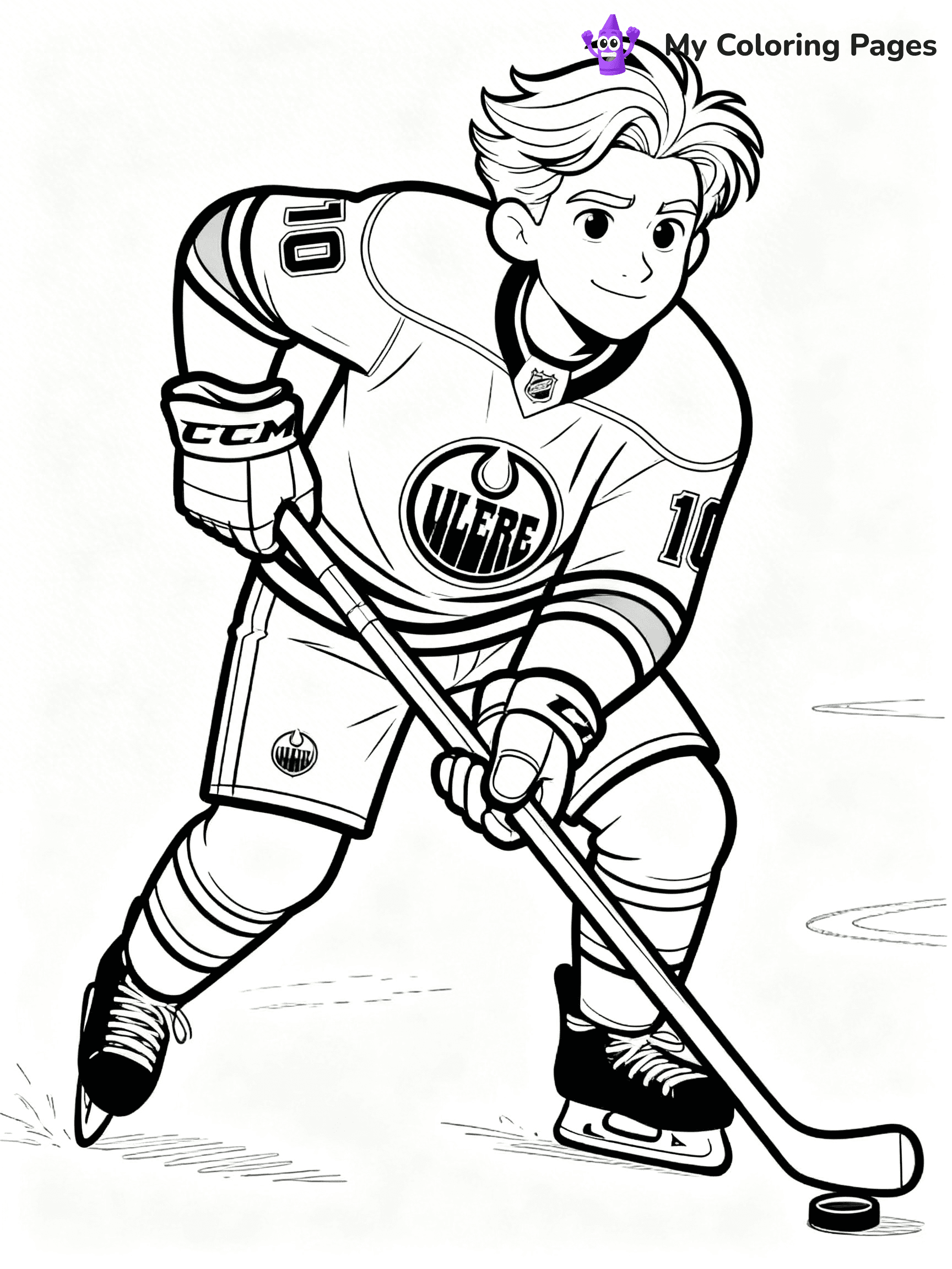 Connor McDavid Coloring Pages - 9
