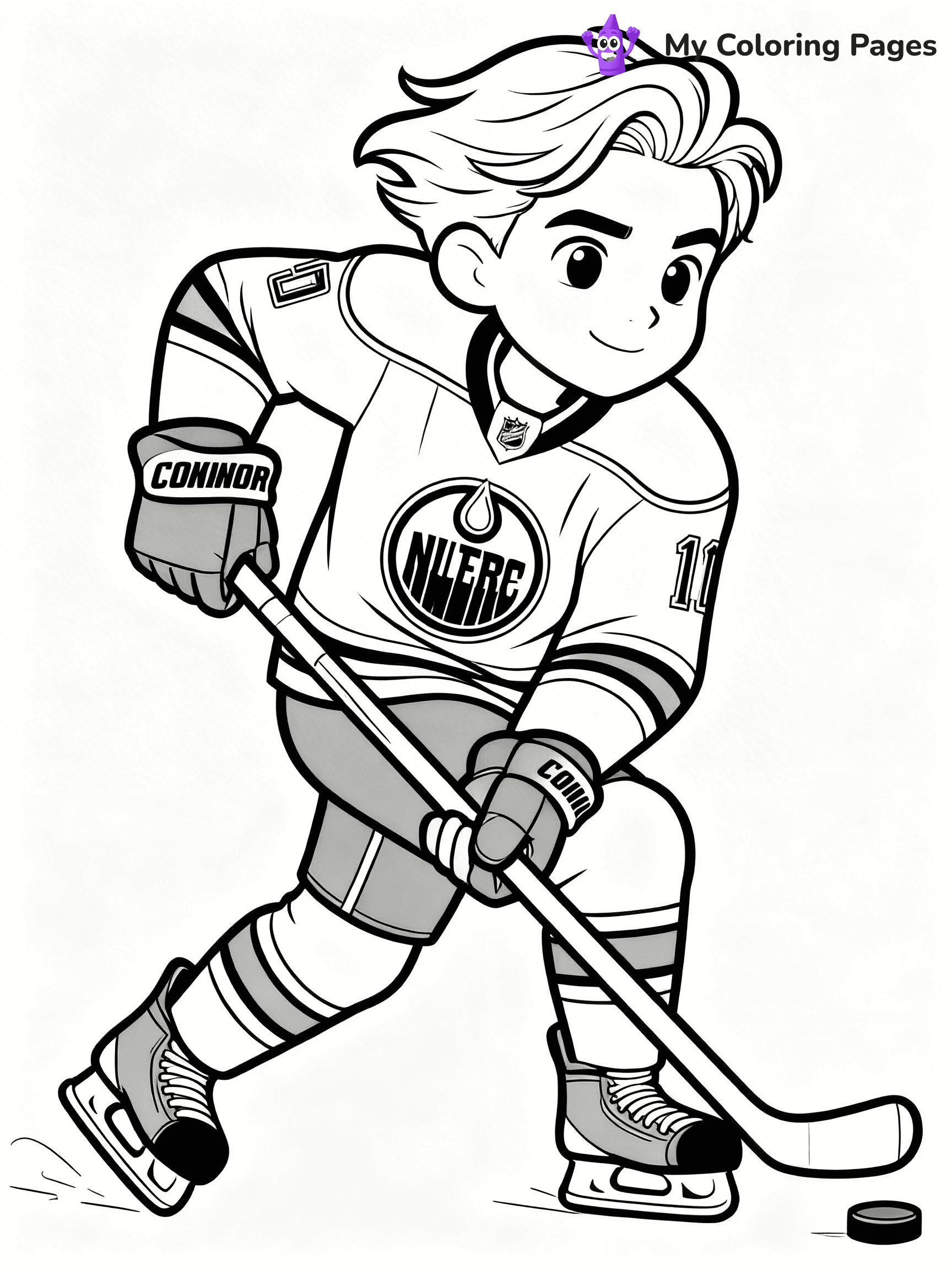 Connor McDavid Coloring Pages - 8