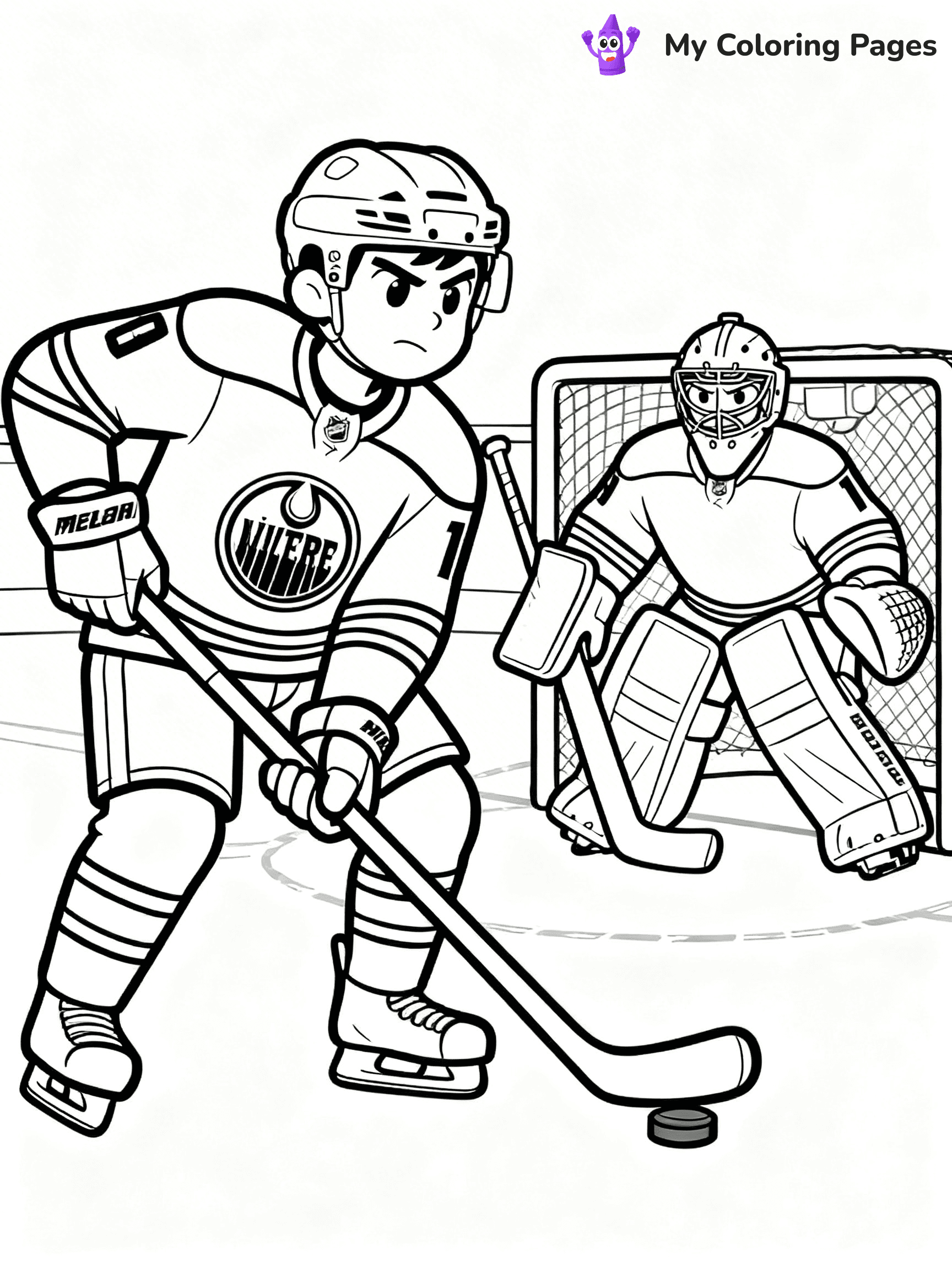 Connor McDavid Coloring Pages - 7