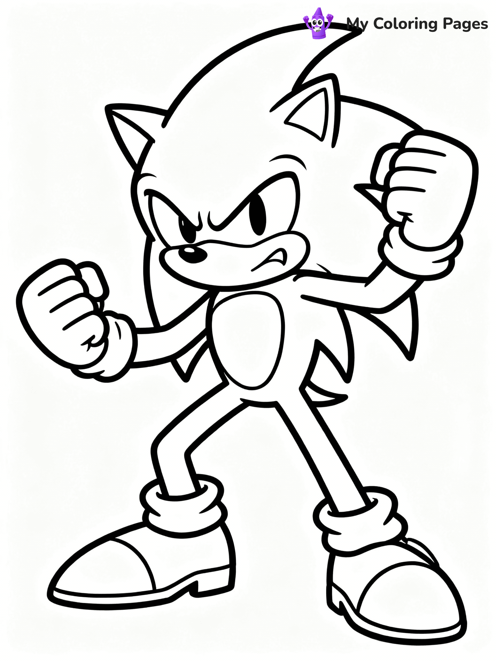 Knuckles Coloring Pages - 8