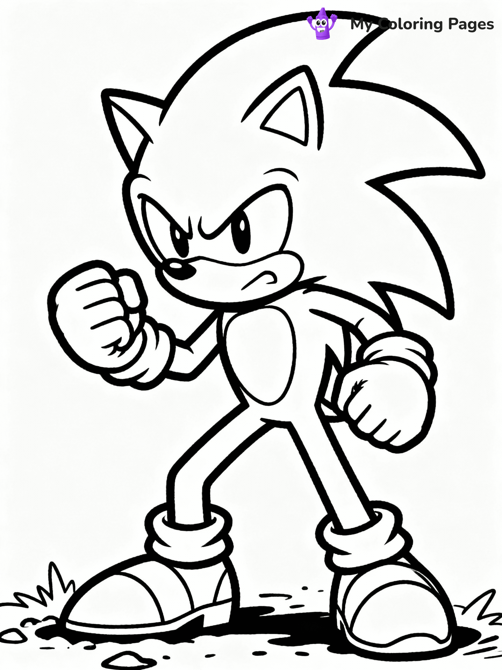 Knuckles Coloring Pages - 6