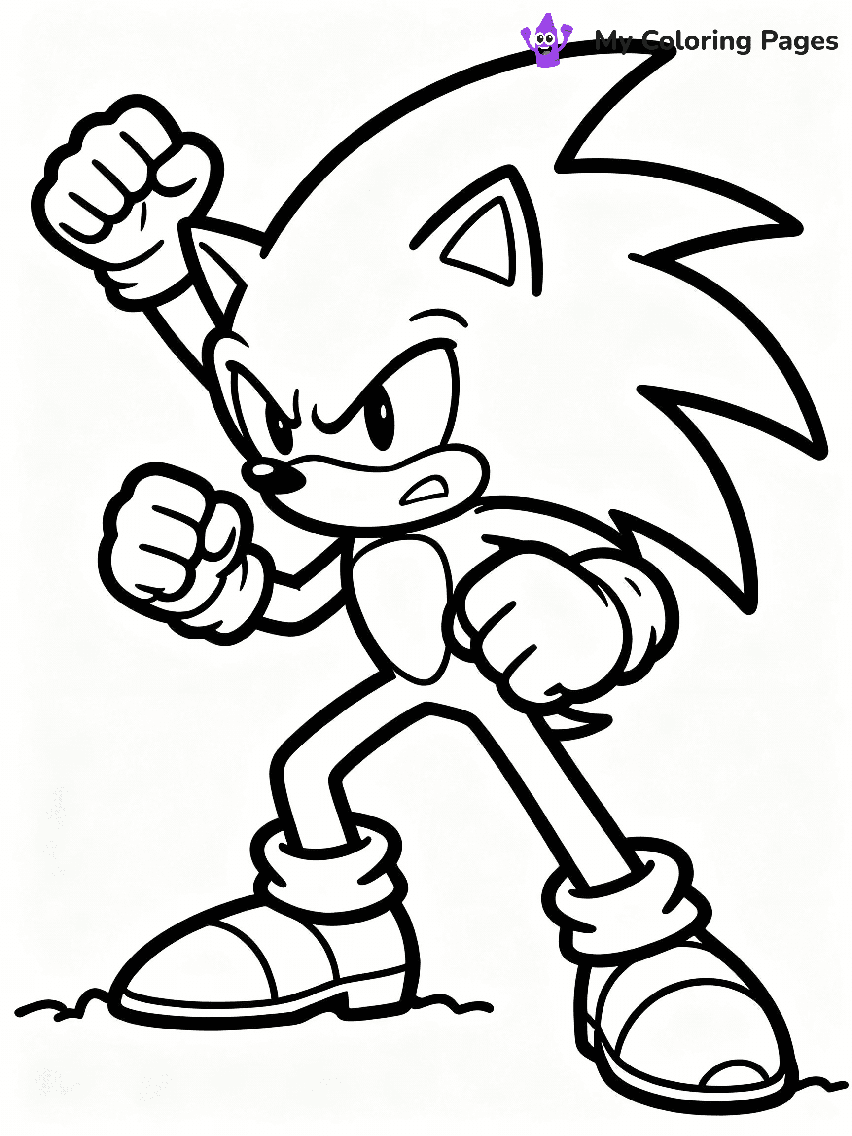 Knuckles Coloring Pages - 5