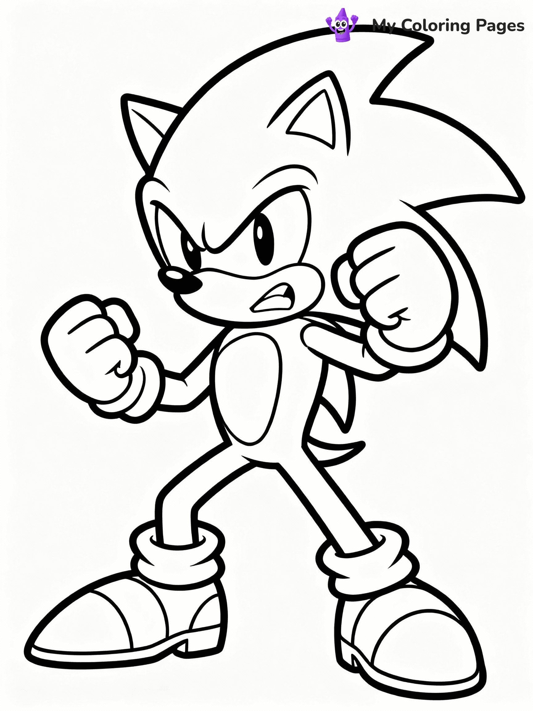 Knuckles Coloring Pages - 3