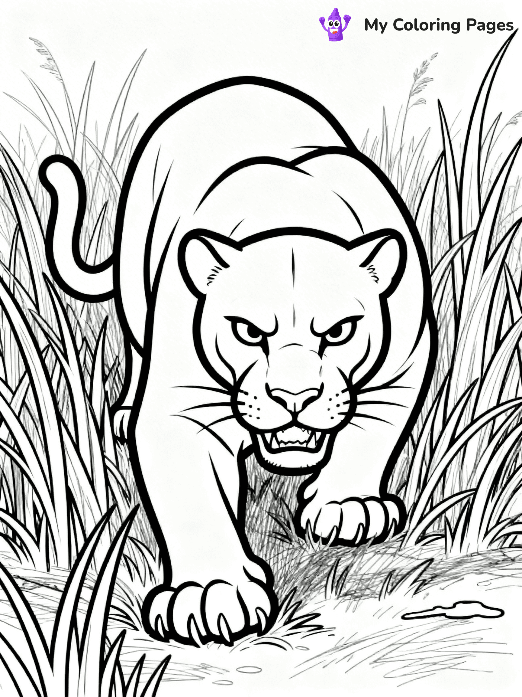 Panther Coloring Pages - 18