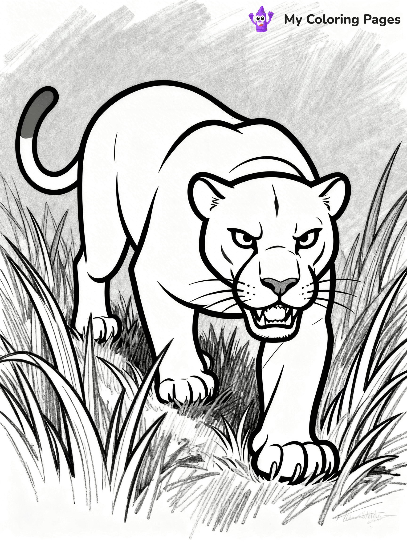 Panther Coloring Pages - 15