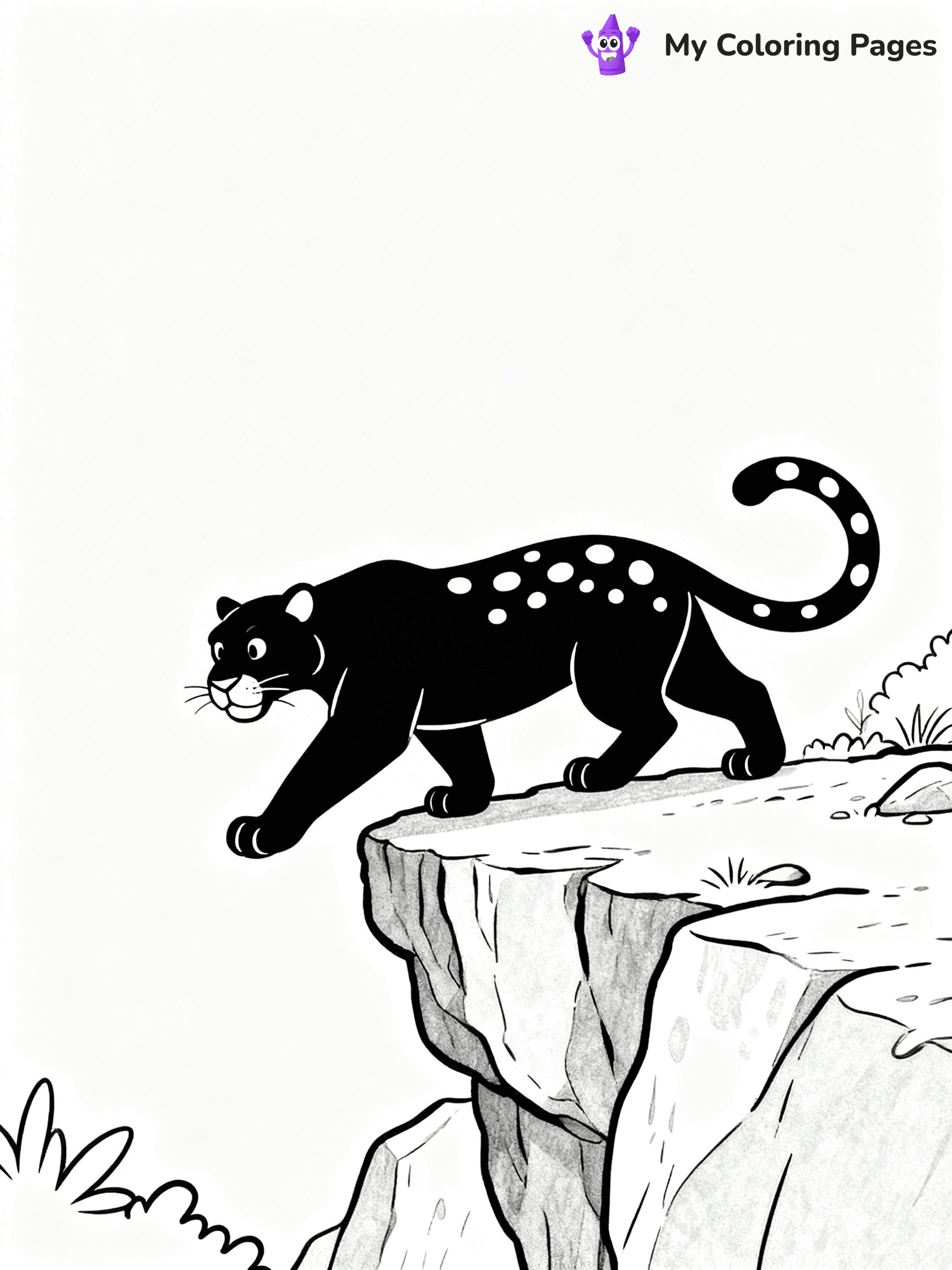 Panther Coloring Pages - 12