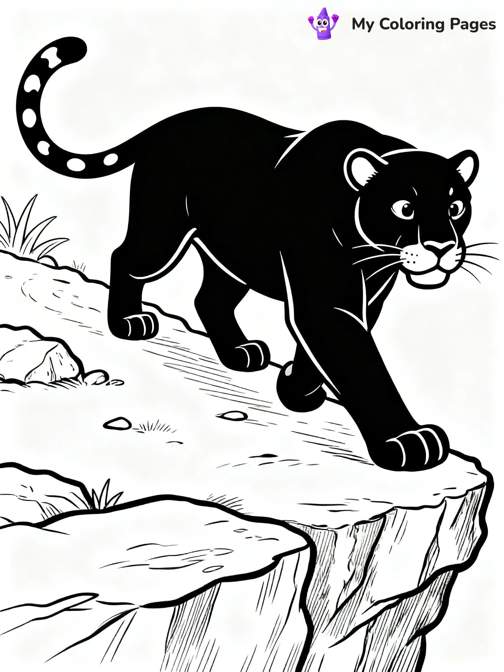 Panther Coloring Pages - 10