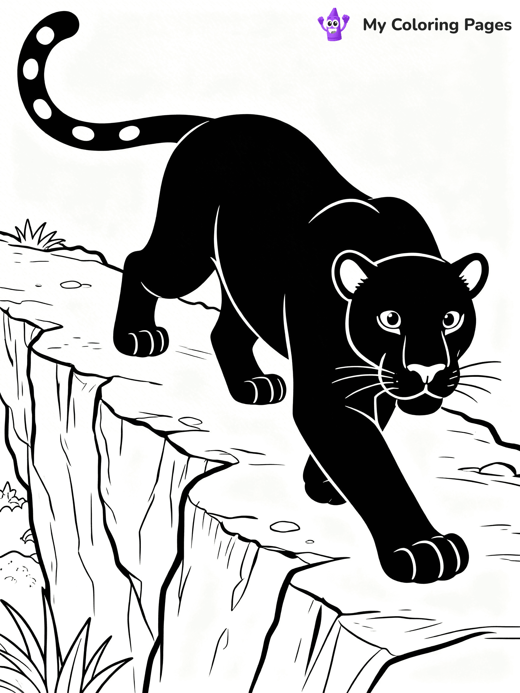 Panther Coloring Pages - 9