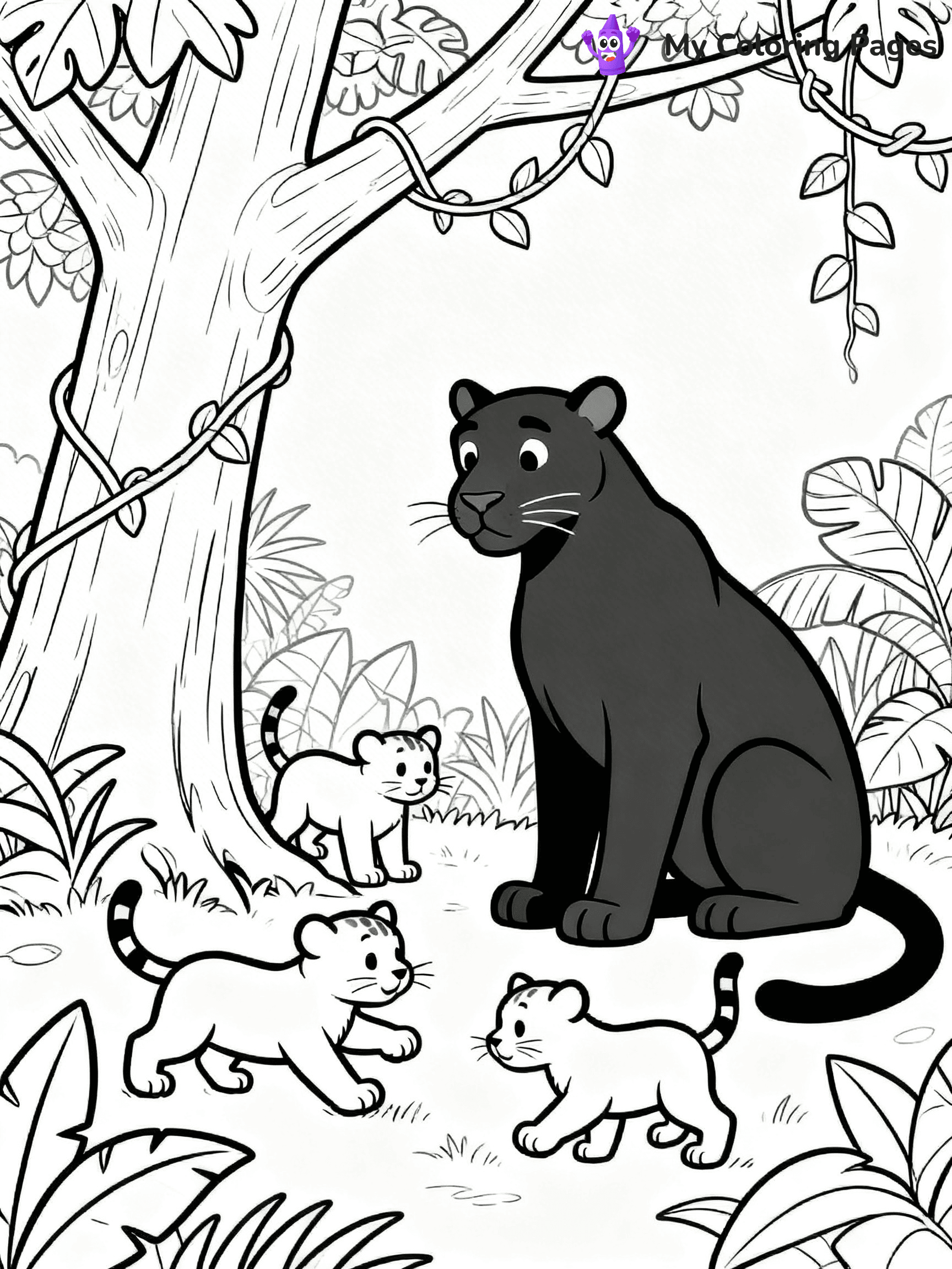 Panther Coloring Pages - 7
