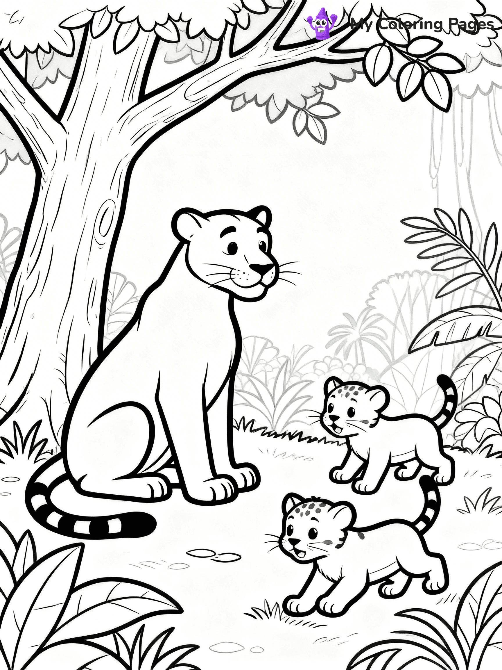 Panther Coloring Pages - 6