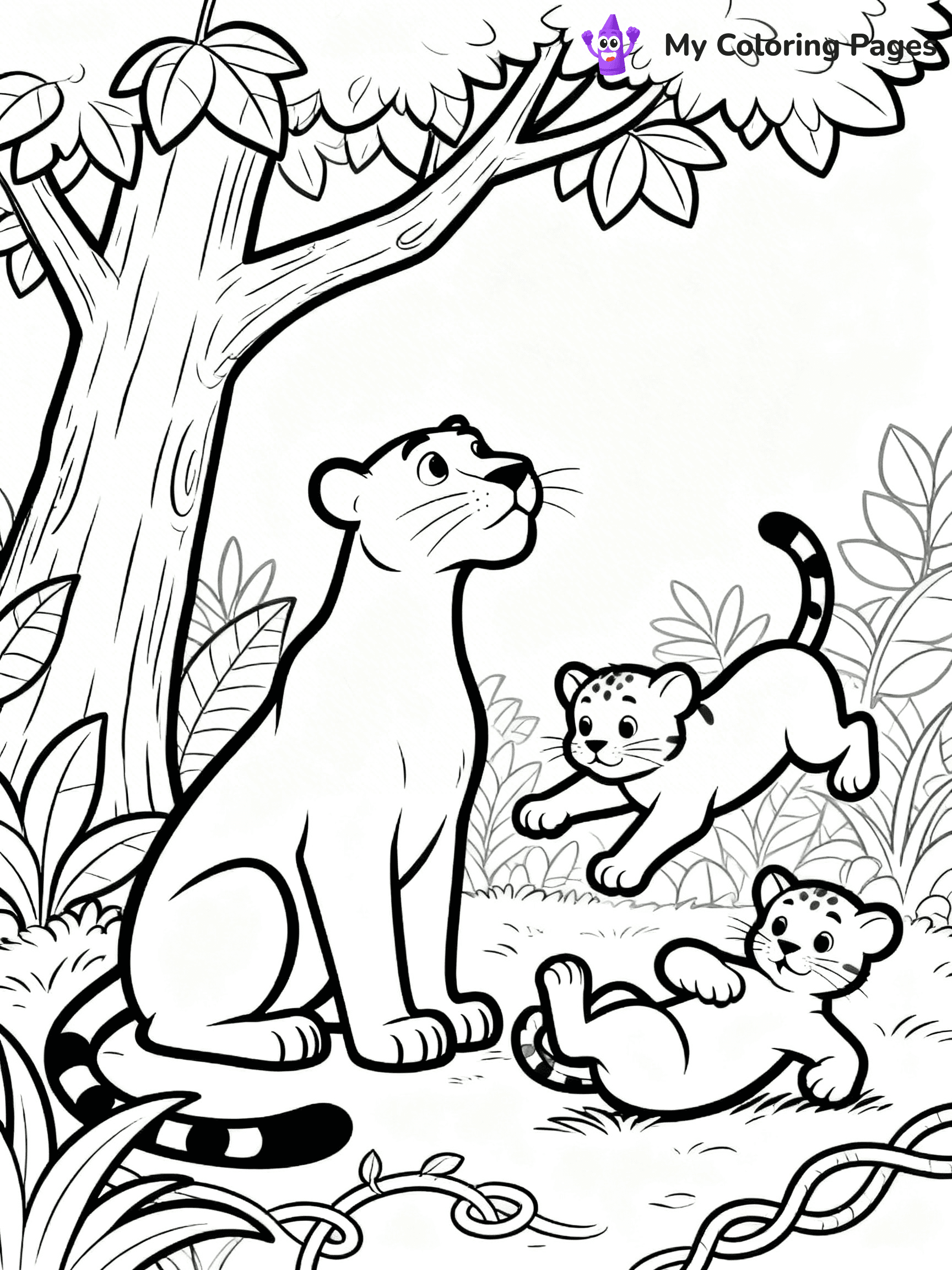 Panther Coloring Pages - 5