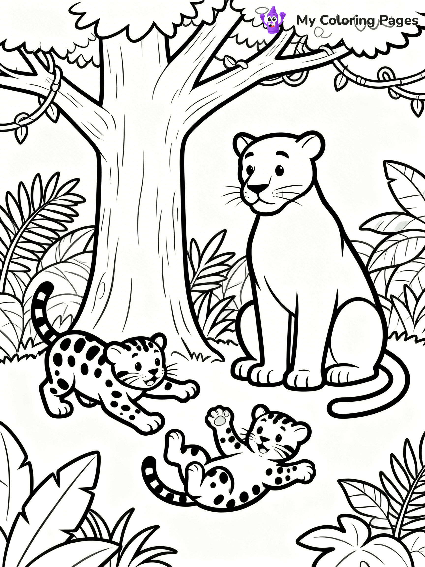 Panther Coloring Pages - 4
