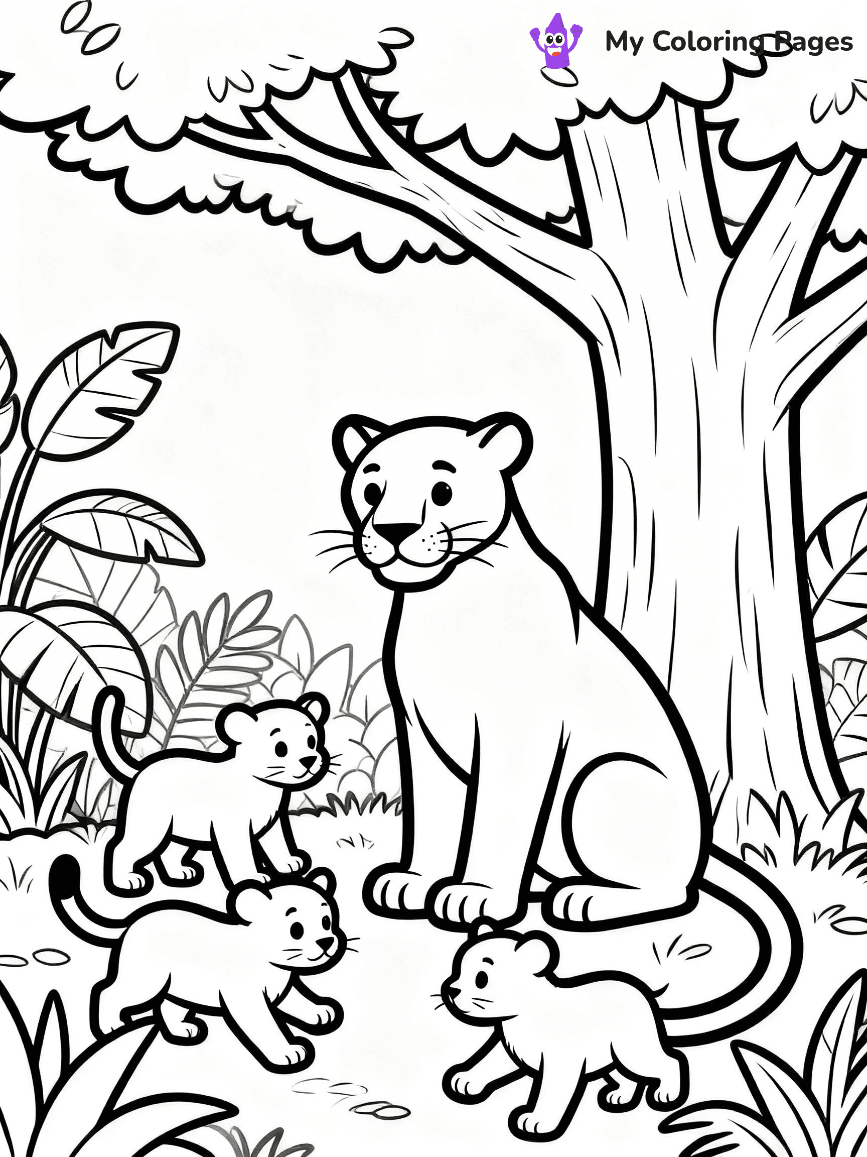Panther Coloring Pages - 3