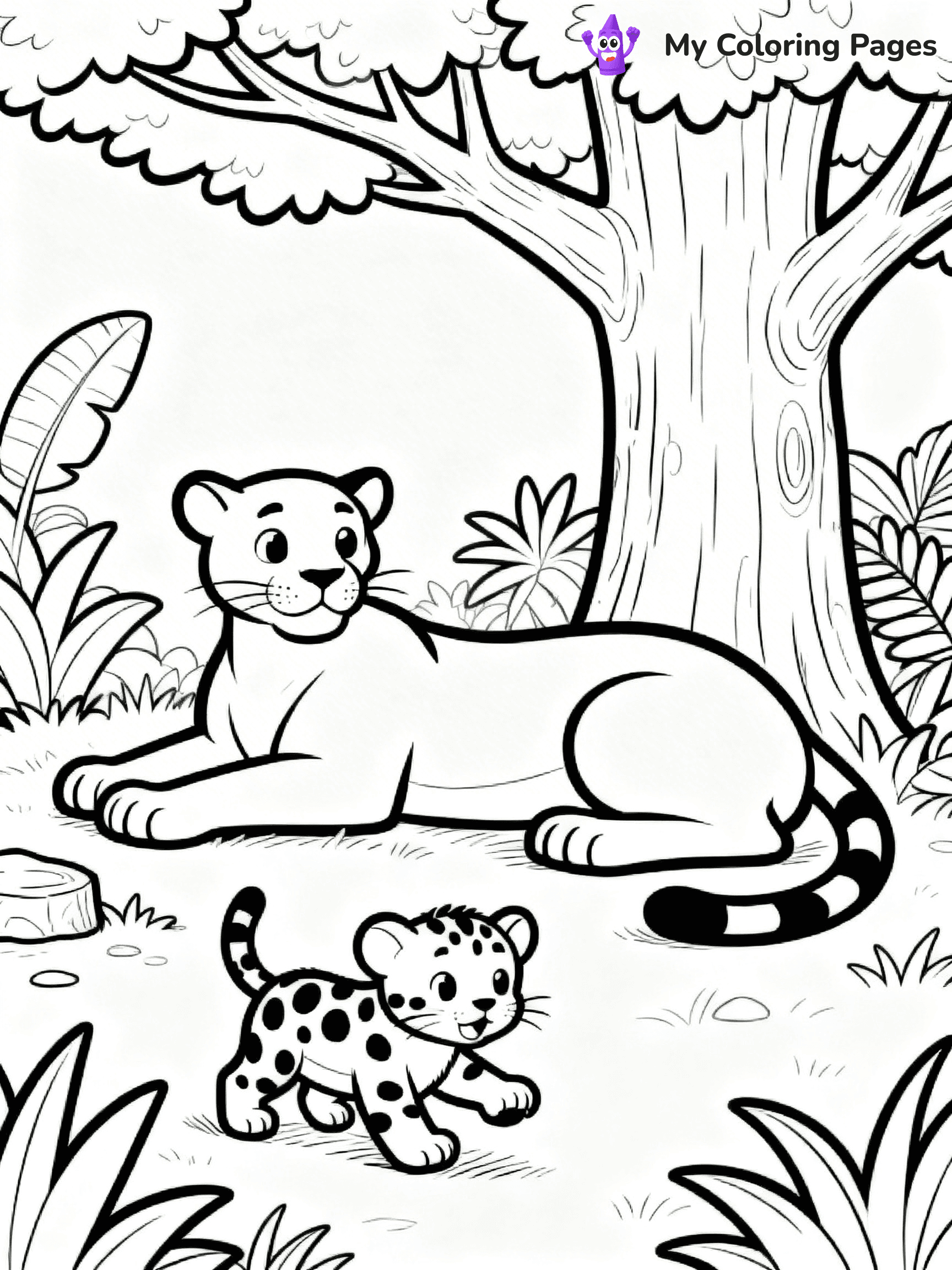 Panther Coloring Pages - 2