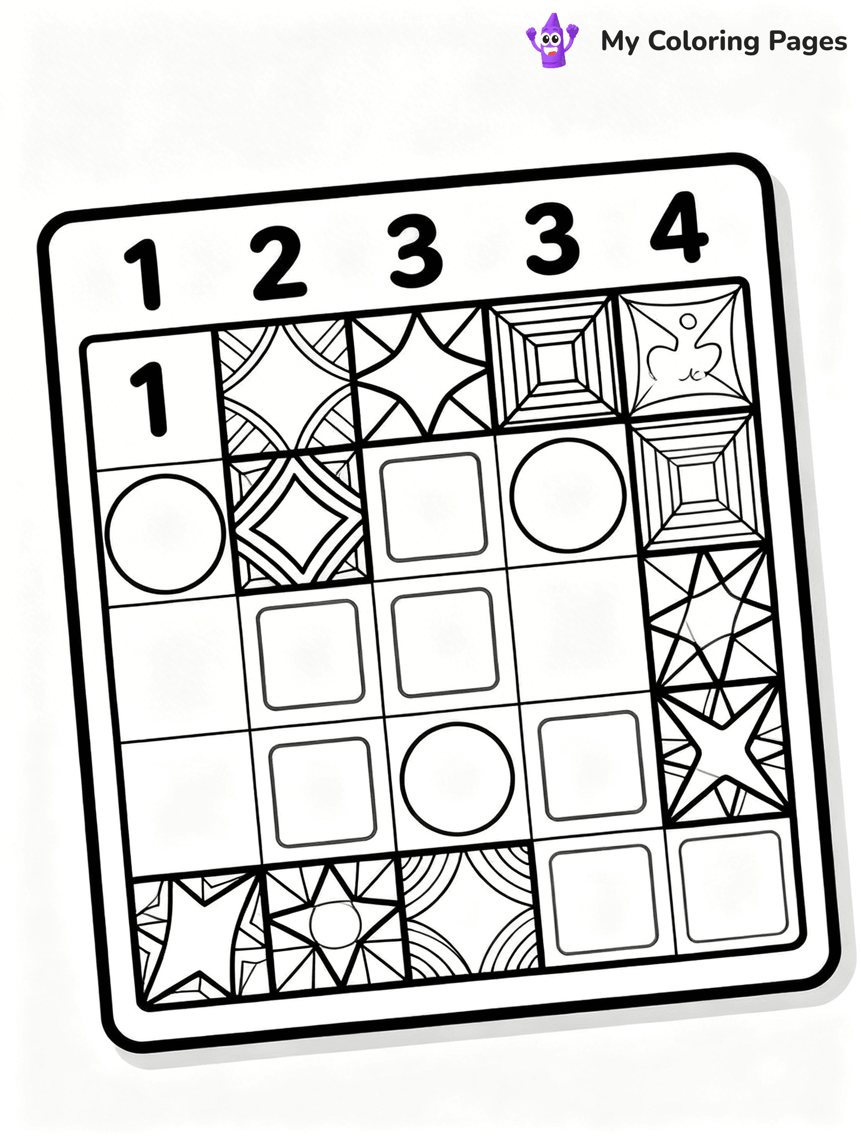 Bingo Coloring Pages - 40
