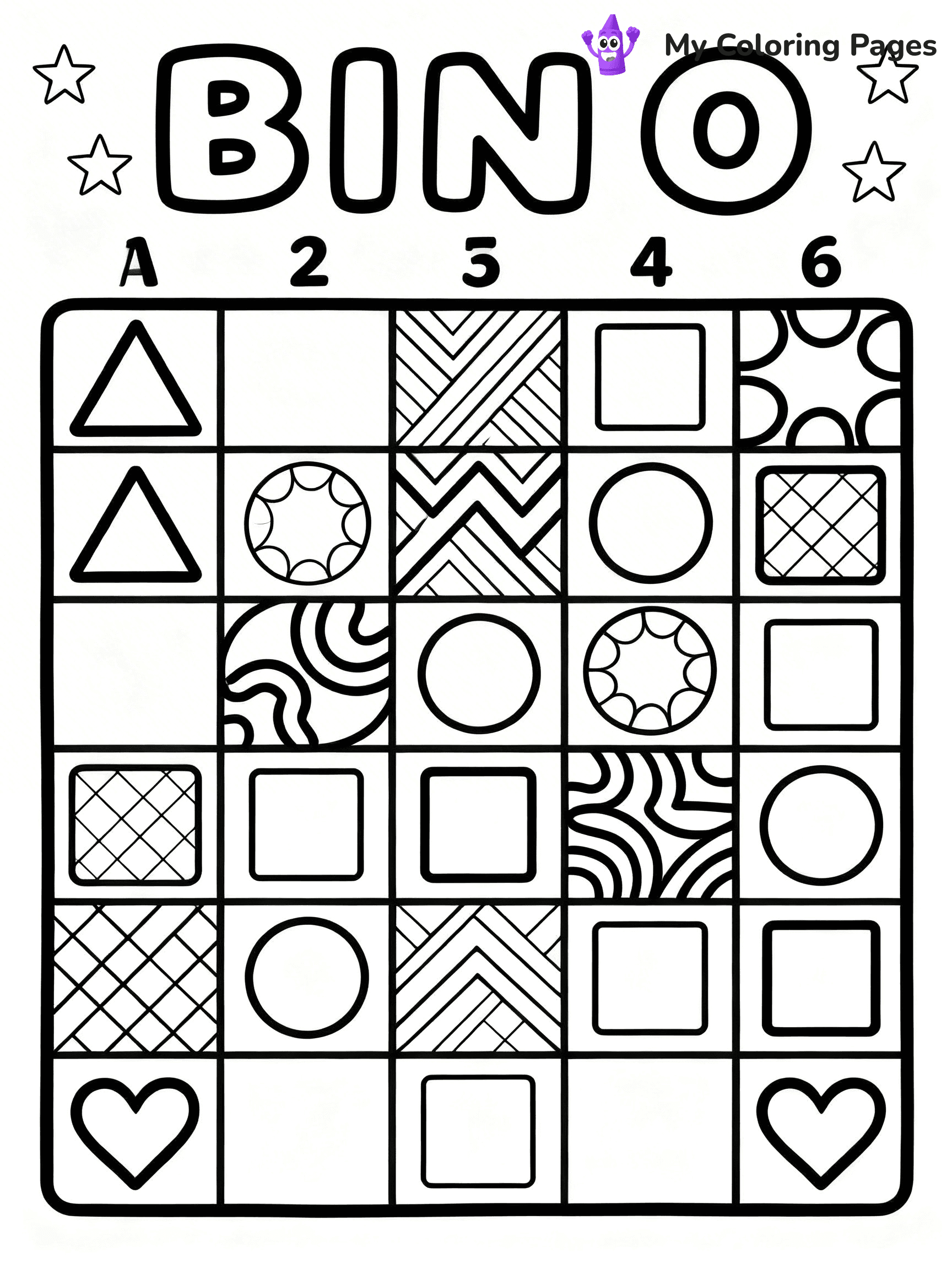 Bingo Coloring Pages - 39
