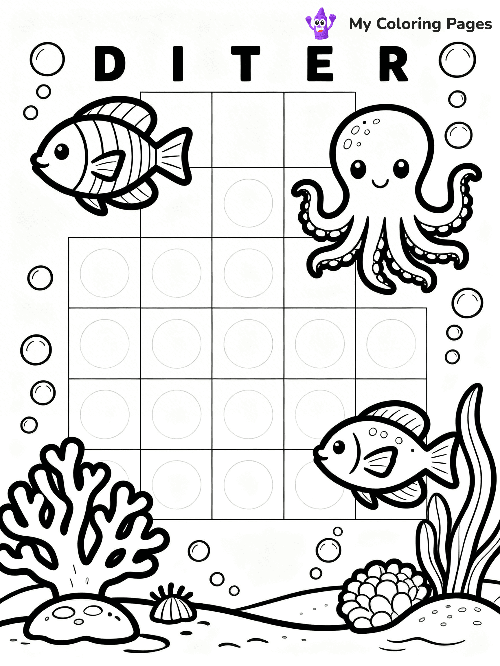 Bingo Coloring Pages - 38