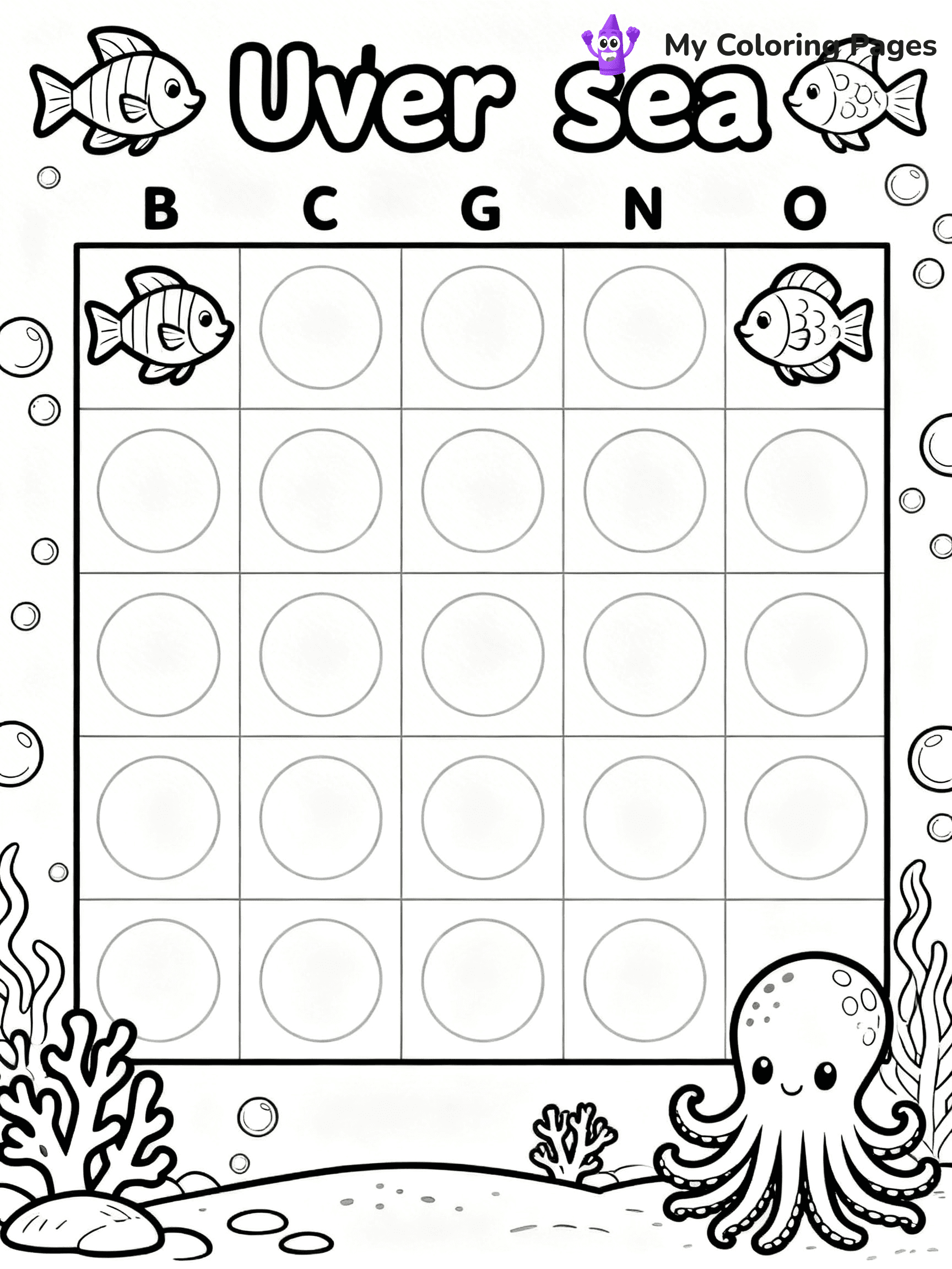 Bingo Coloring Pages - 37