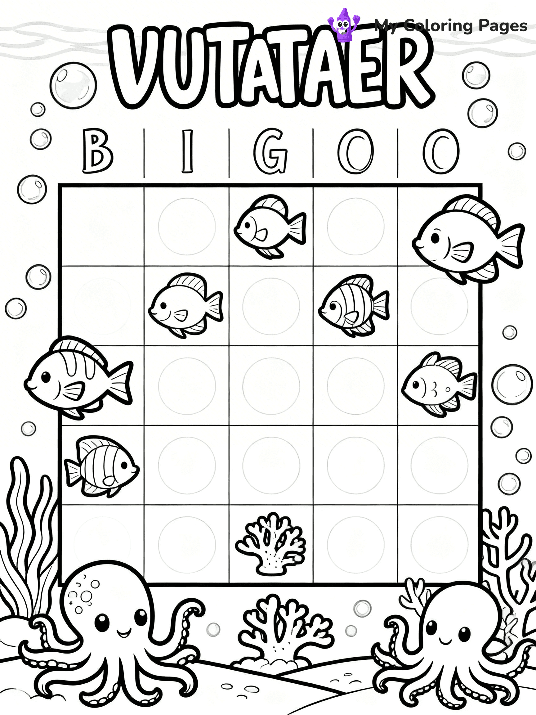 Bingo Coloring Pages - 35