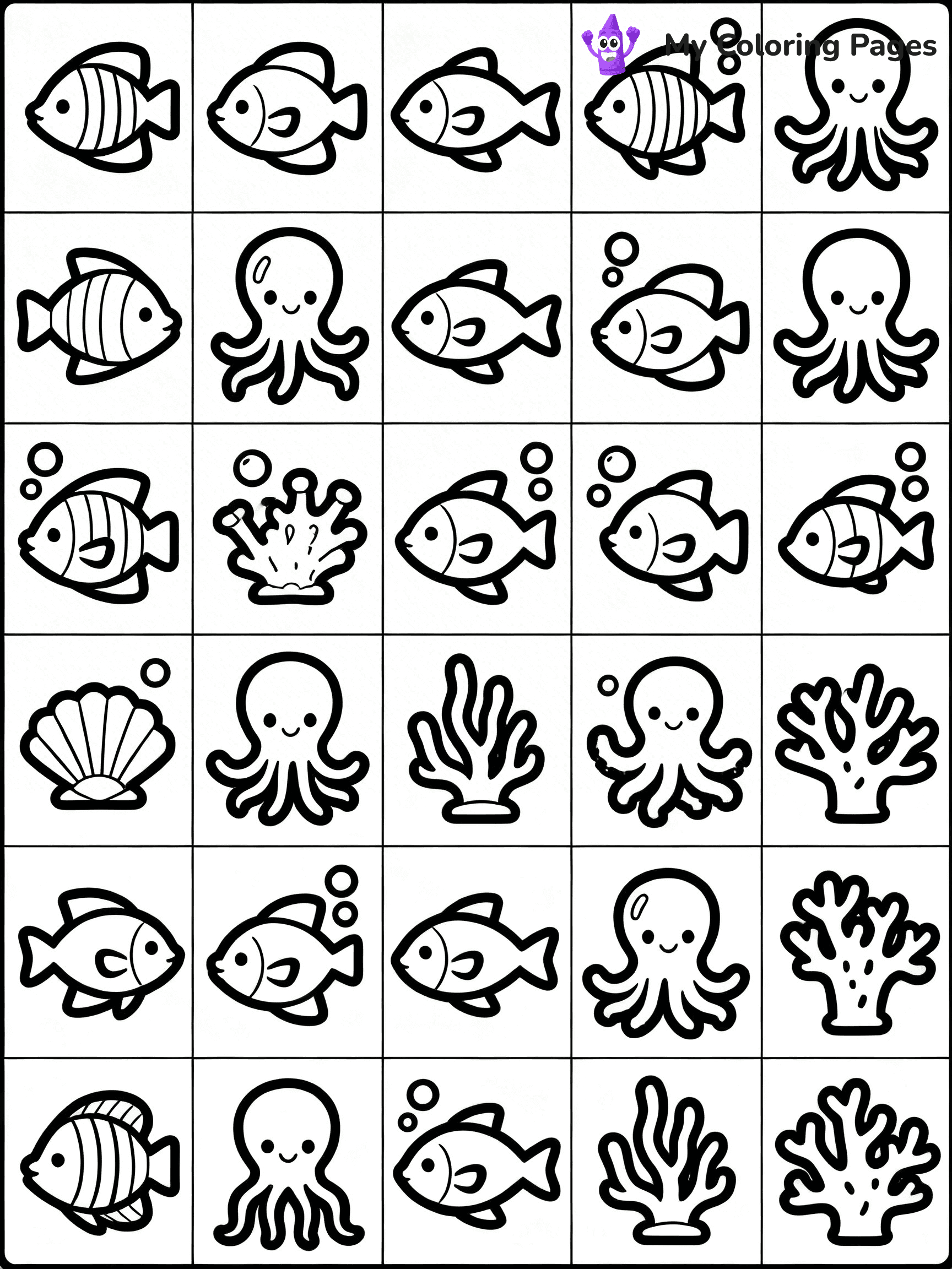 Bingo Coloring Pages - 33