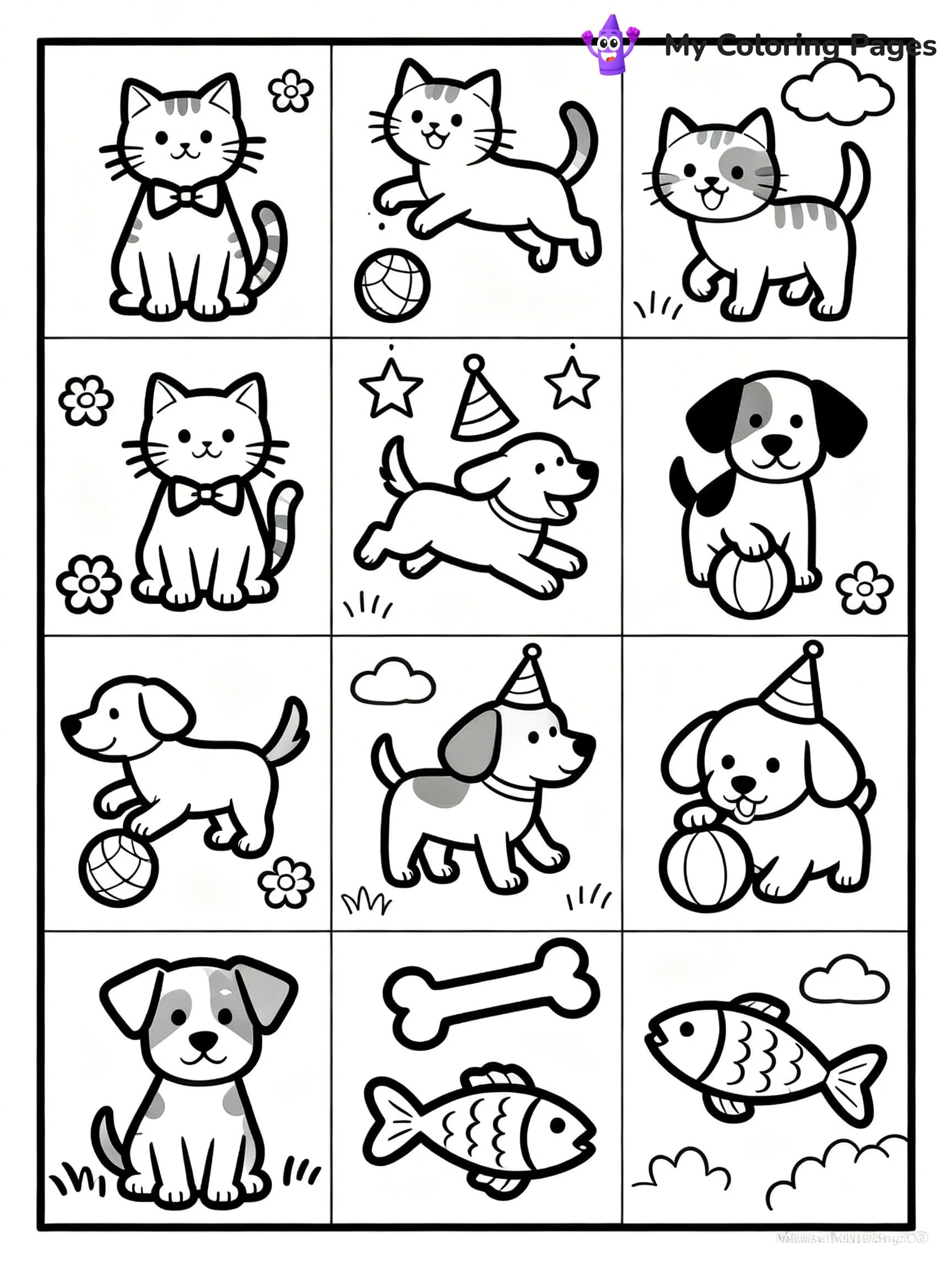 Bingo Coloring Pages - 22