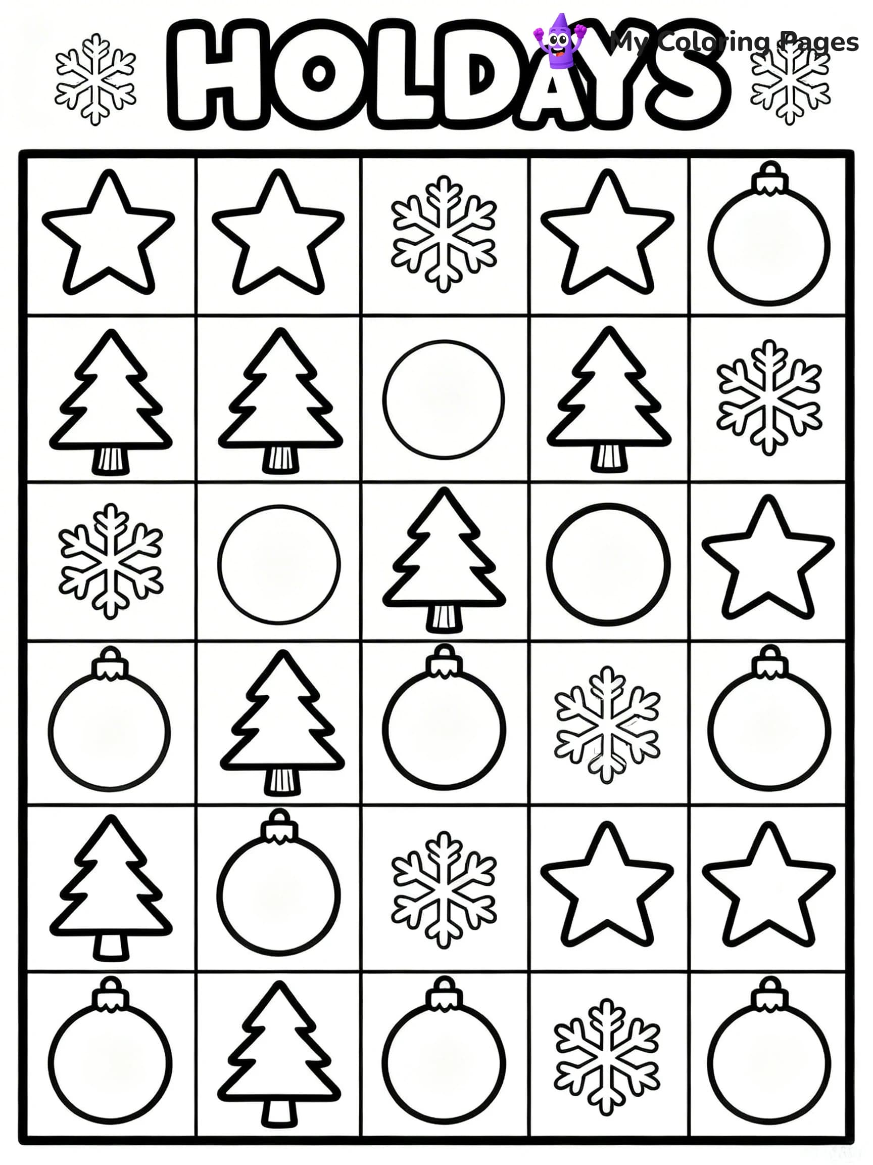 Bingo Coloring Pages - 17