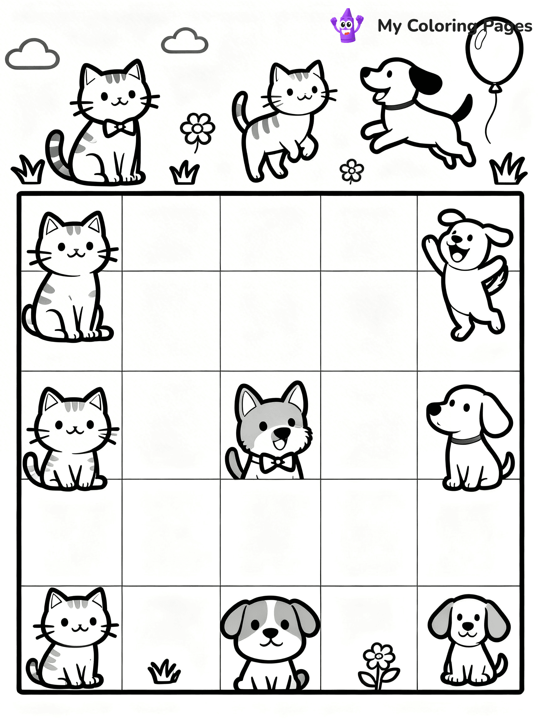 Bingo Coloring Pages - 16