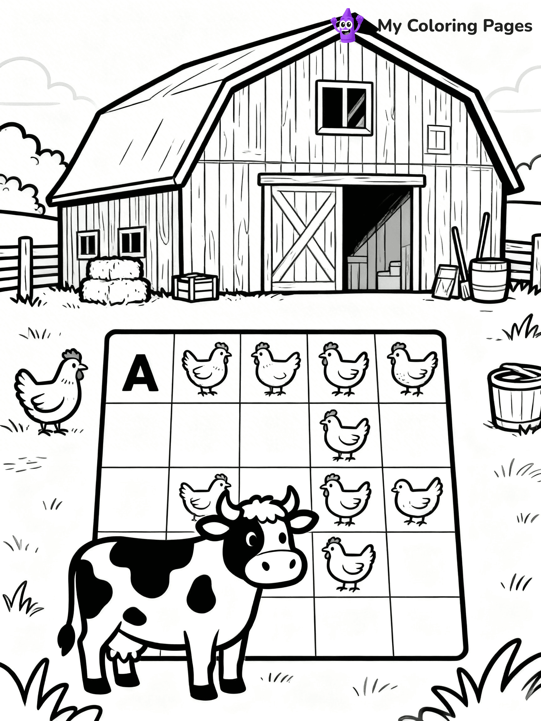 Bingo Coloring Pages - 13